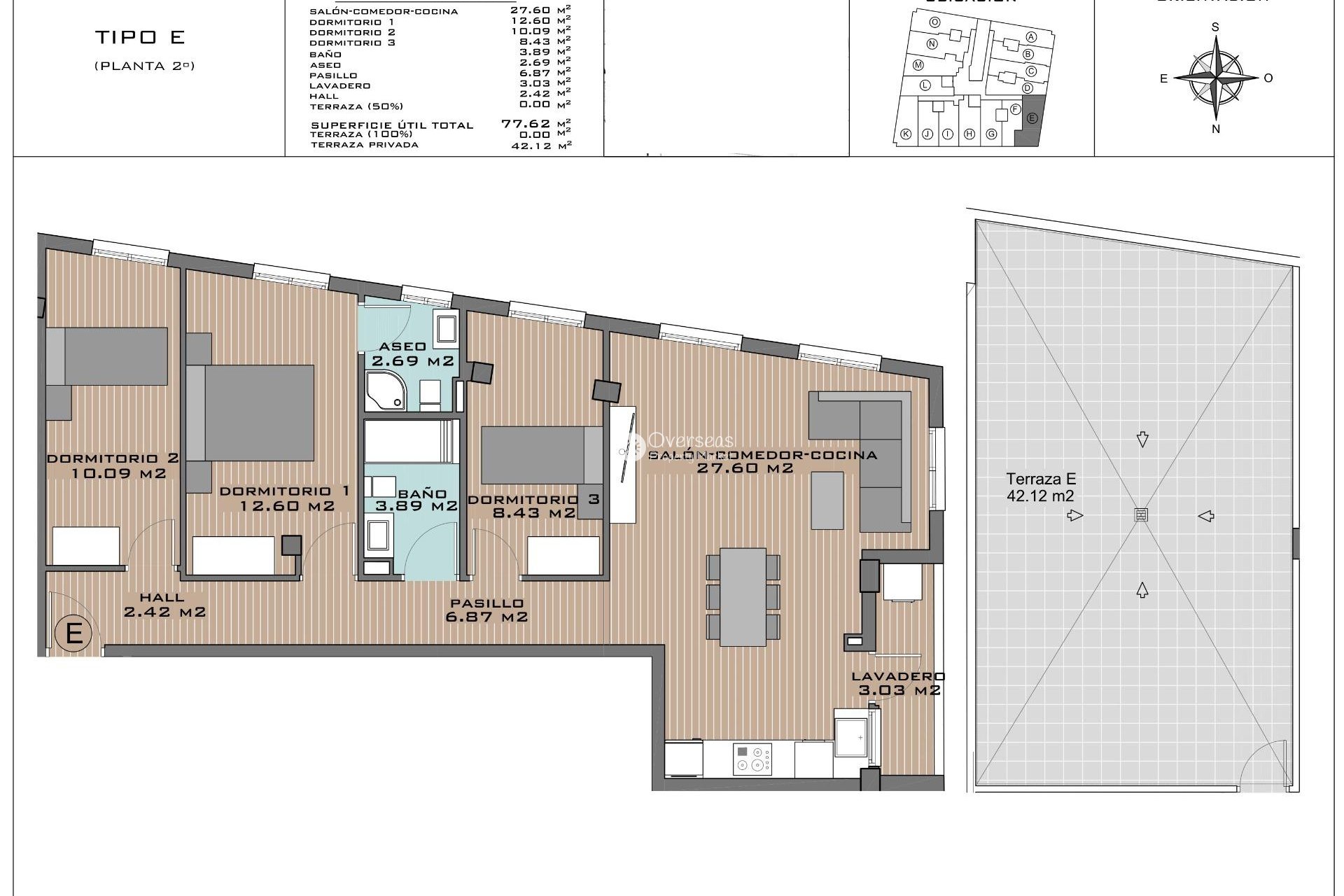 Neue Gebäude - Penthouse -
Algorfa - Pueblo