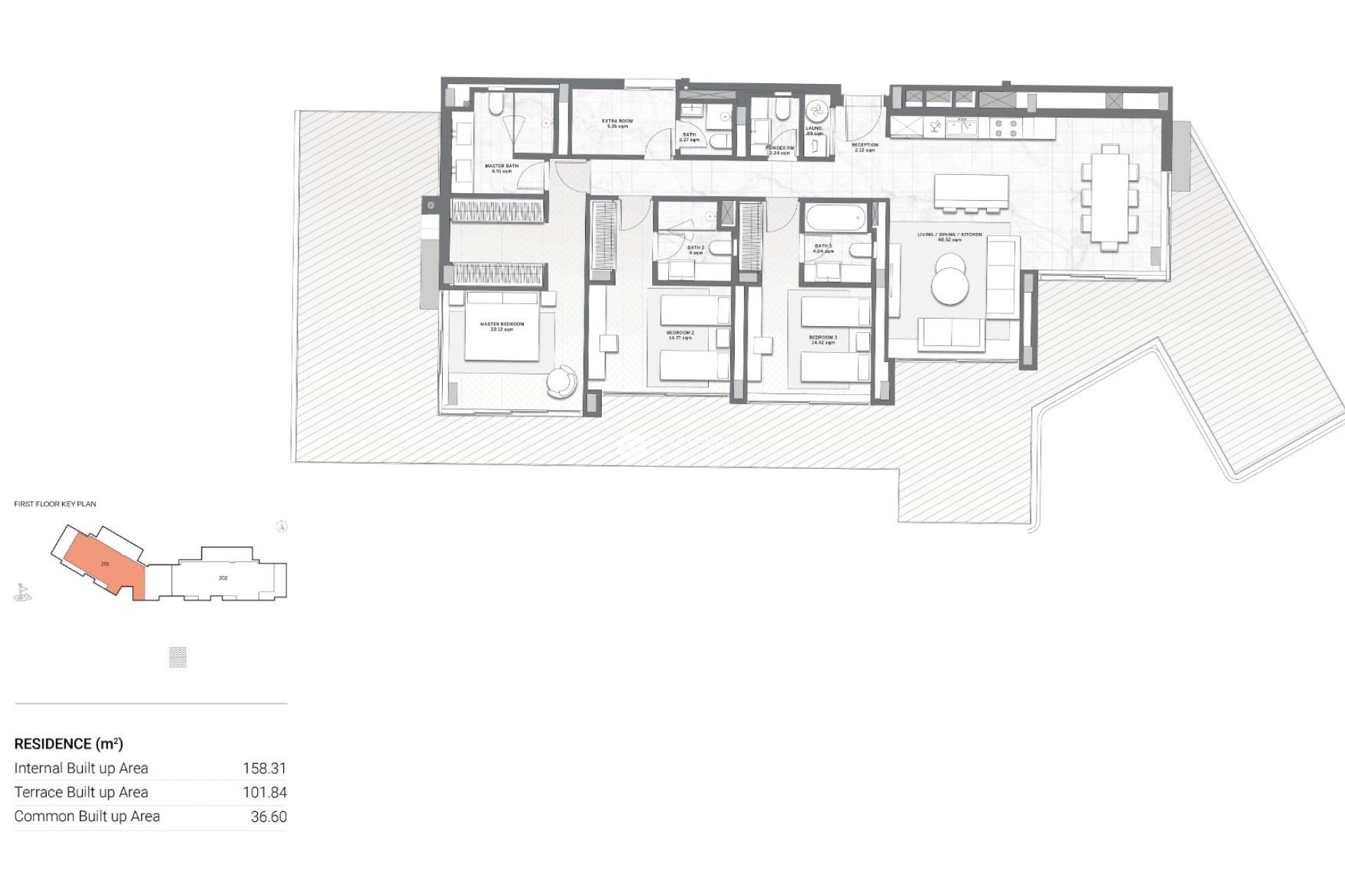 Neue Gebäude - Penthouse -
Casares - Finca Cortesín