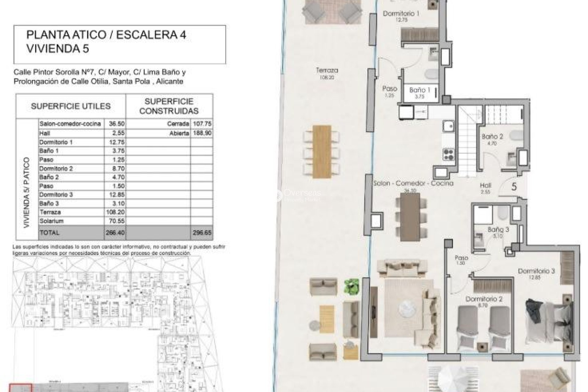 Neue Gebäude - Penthouse -
Santa Pola