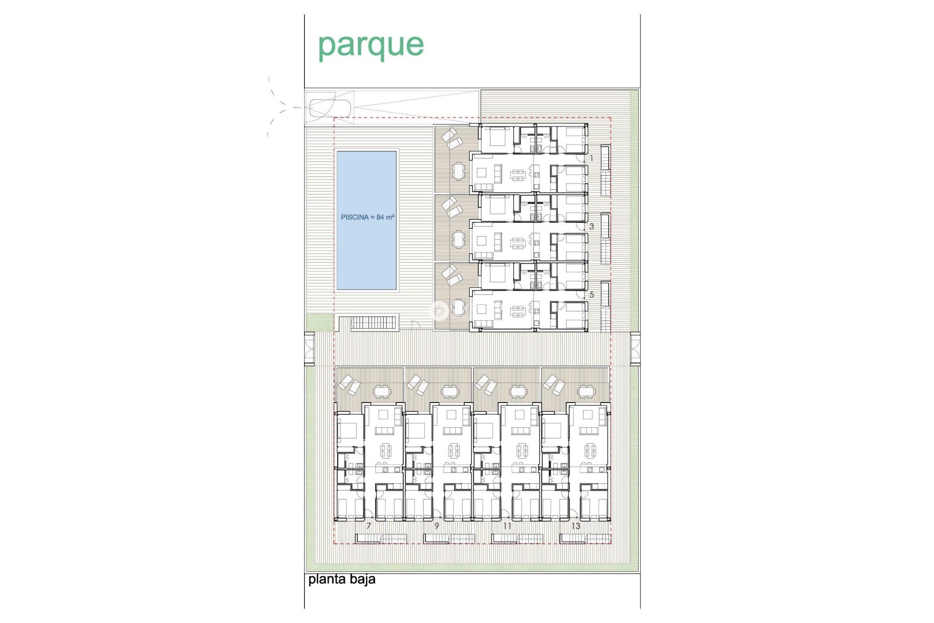 Neue Gebäude - Top Floor Bungalow -
Bigastro