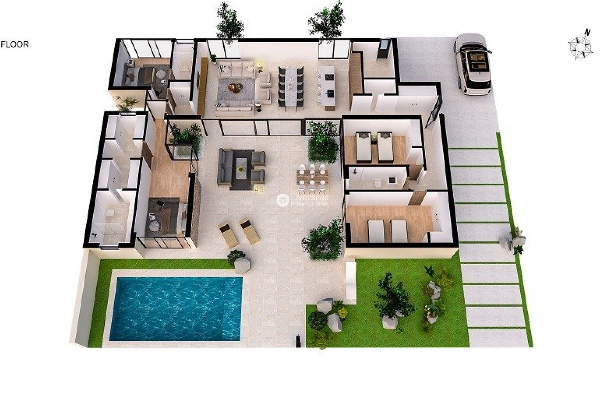 Neue Gebäude - Villa -
Baños y Mendigo