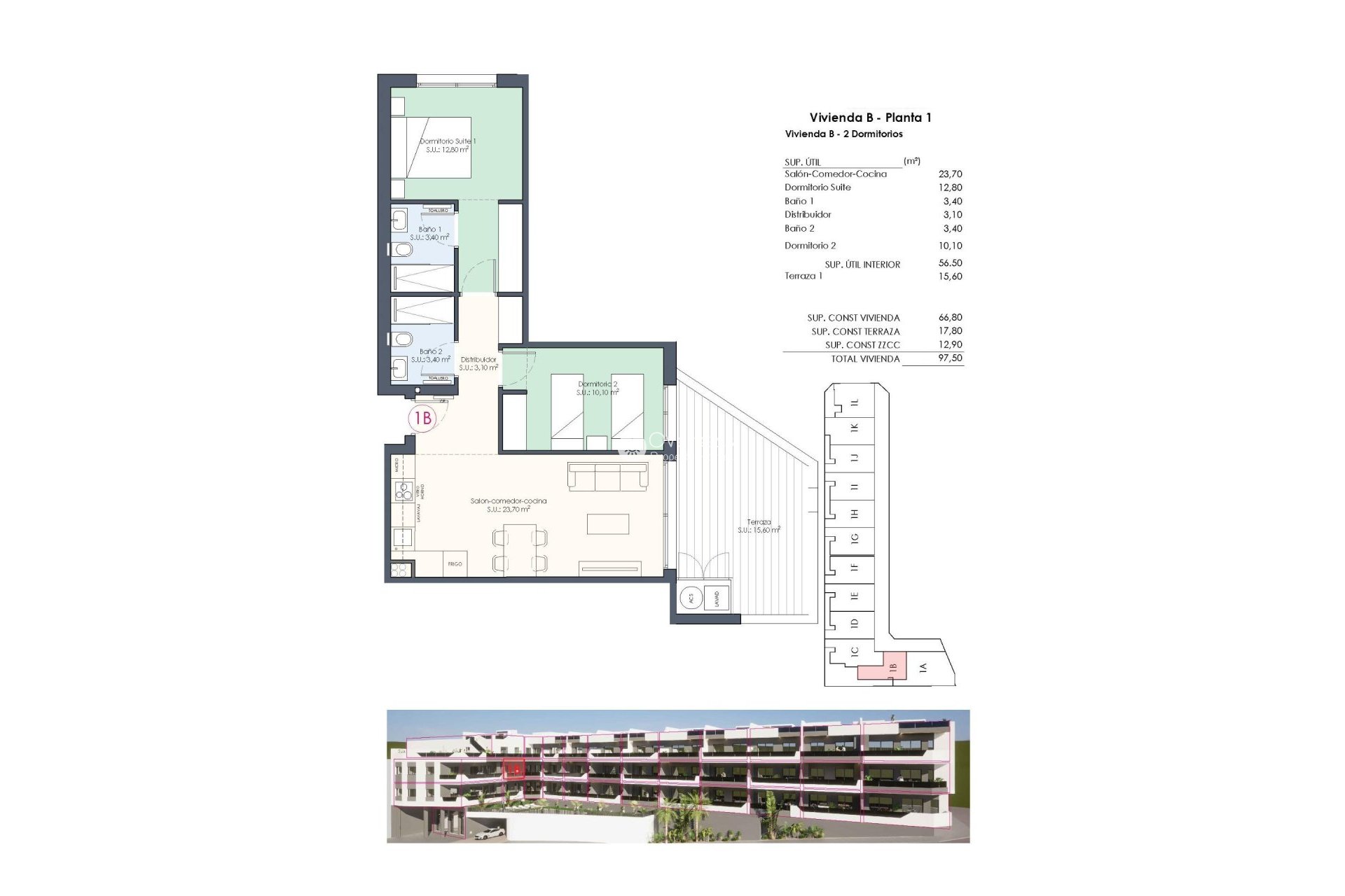 Neue Gebäude - Wohnung -
Benijofar - Pueblo