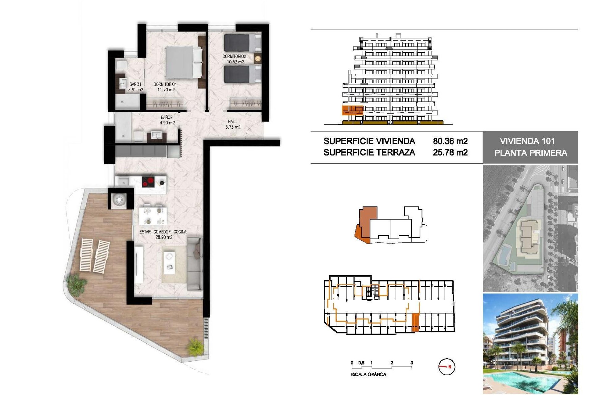 Neue Gebäude - Wohnung -
Guardamar del Segura - Puerto
