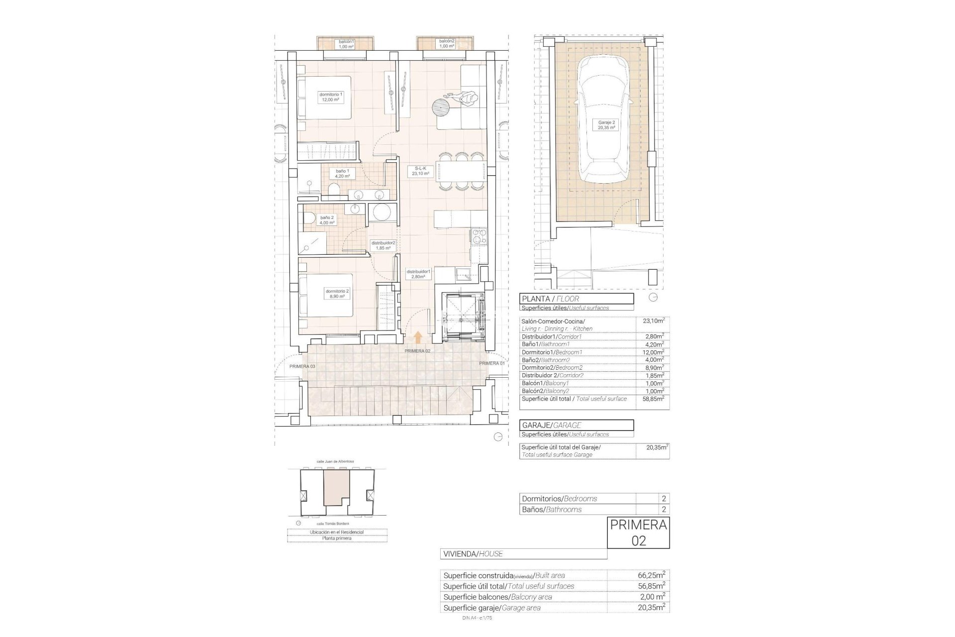Neue Gebäude - Wohnung -
Hondón de las Nieves - Pueblo