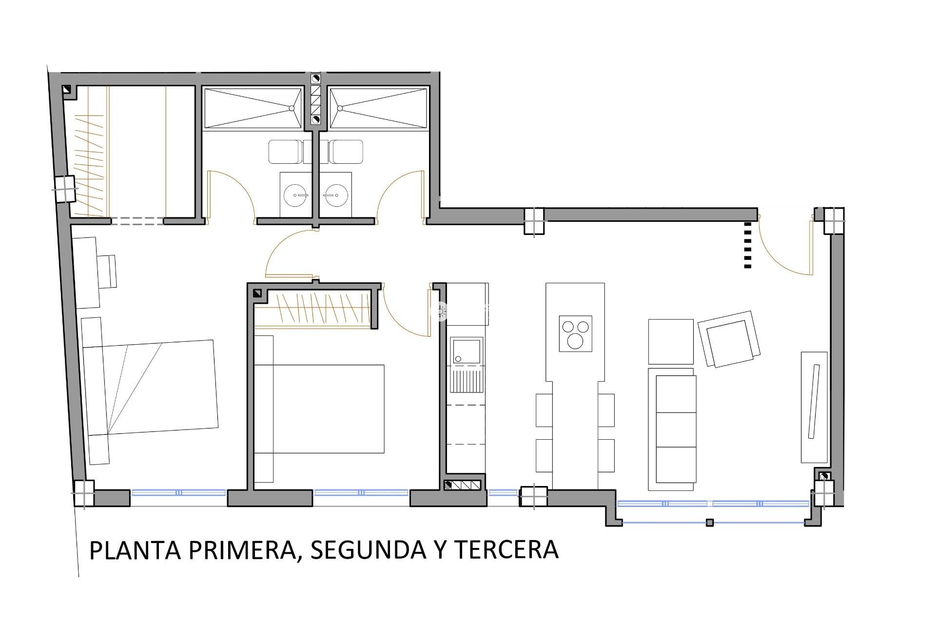Neue Gebäude - Wohnung -
San Pedro del Pinatar - Villananitos
