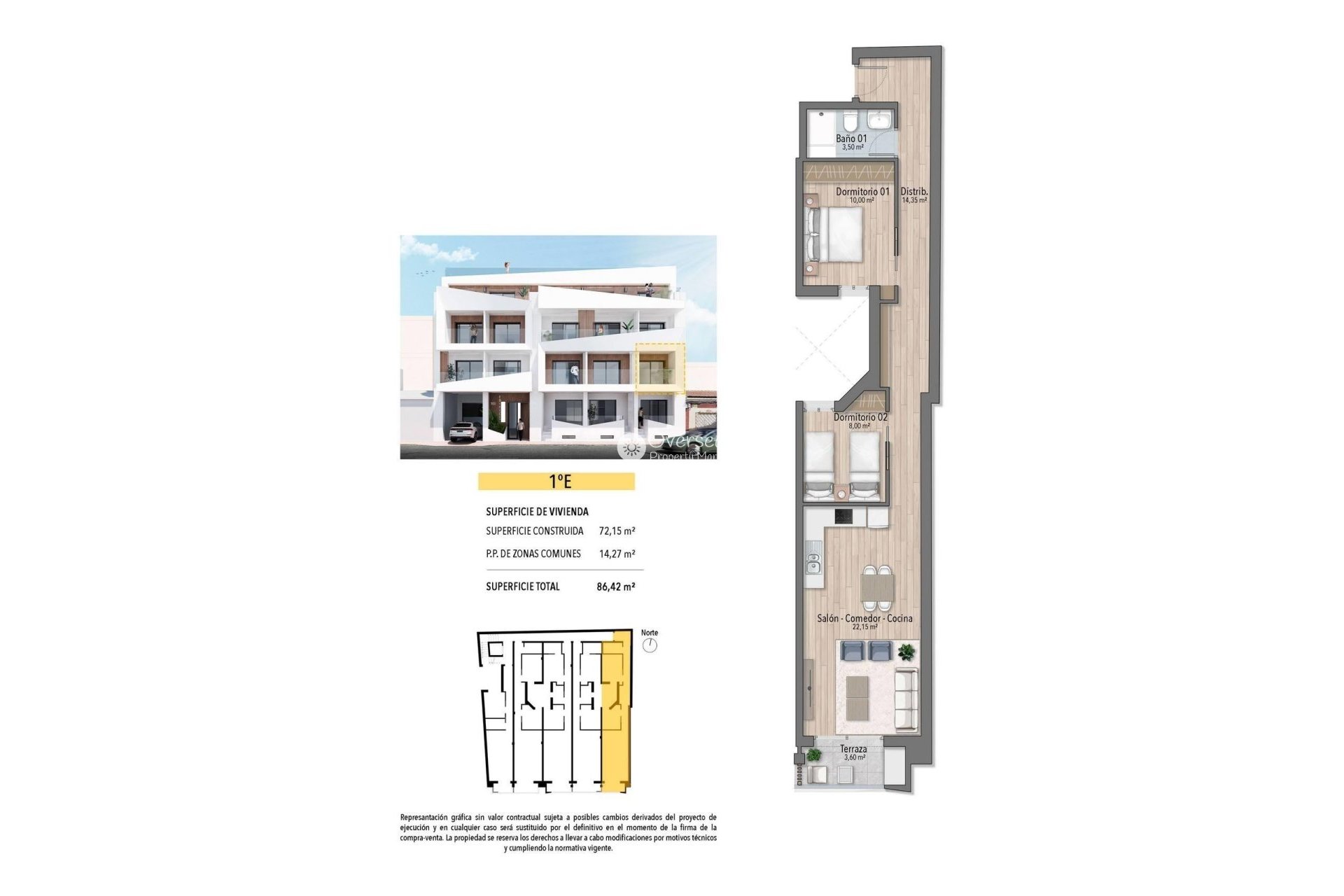 Neue Gebäude - Wohnung -
Torrevieja - Playa de El Cura