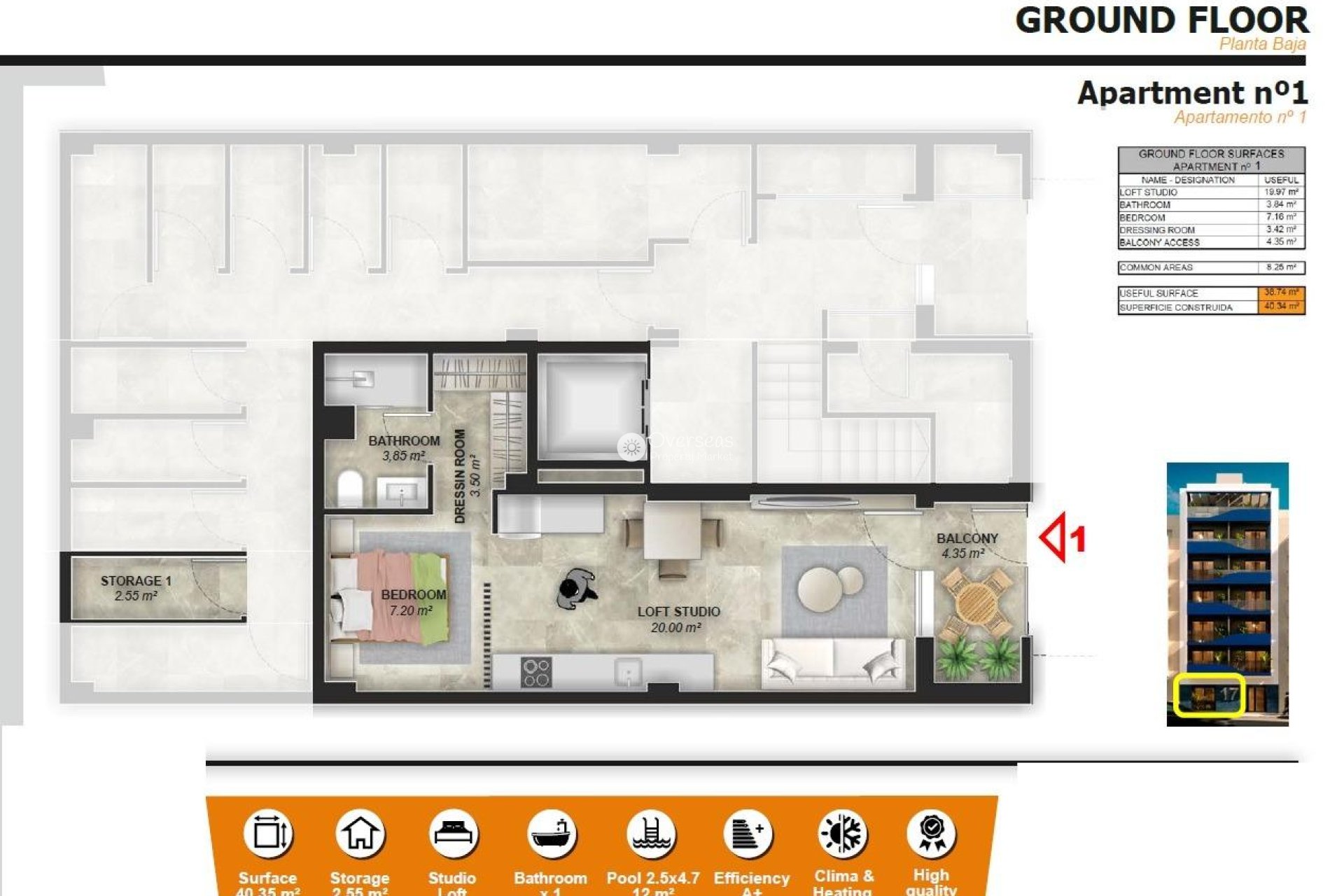 New Build - Apartment / flat -
Torrevieja - Playa del Acequión