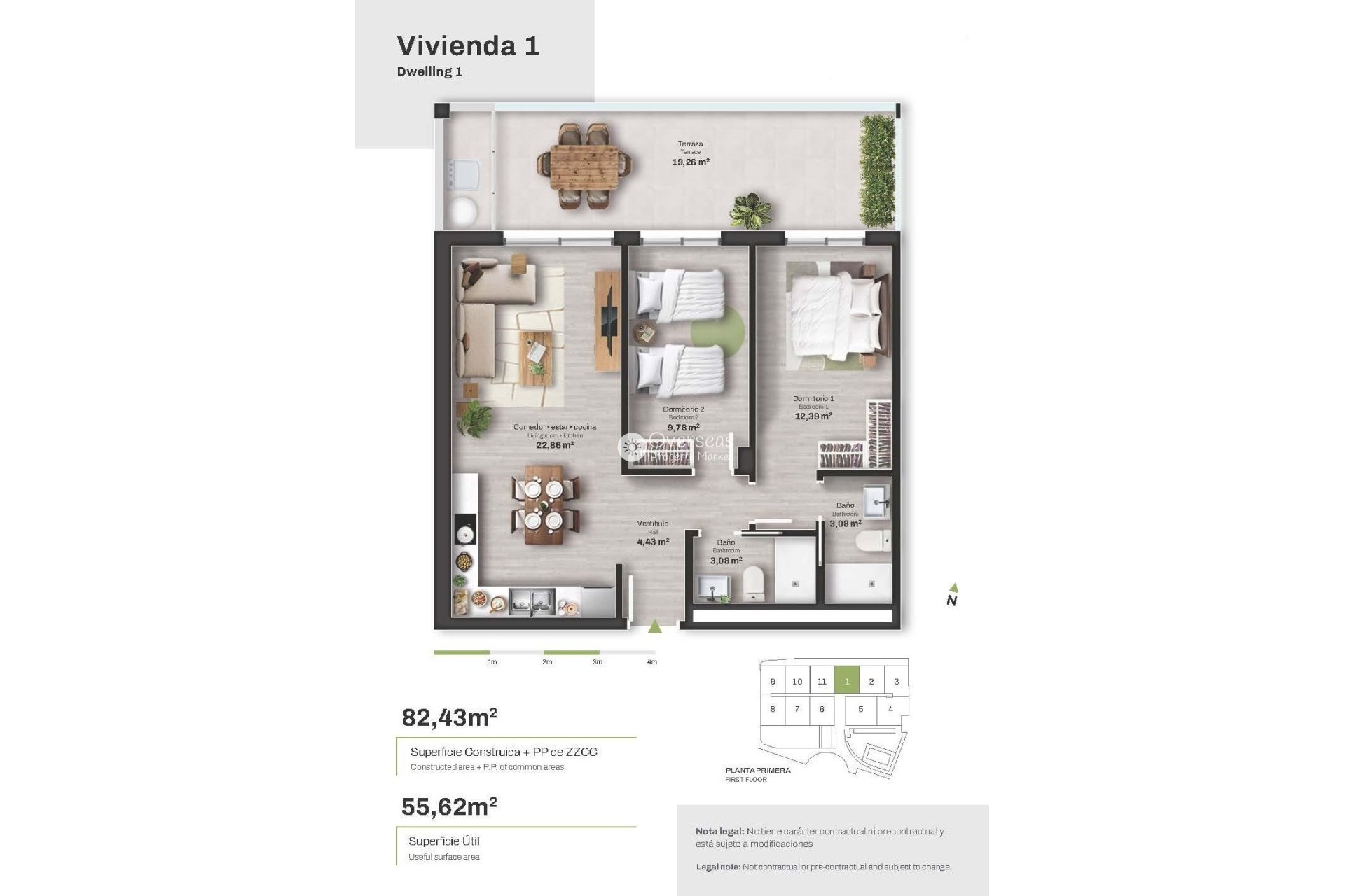 New Build - Ground floor apartment -
Mojacar