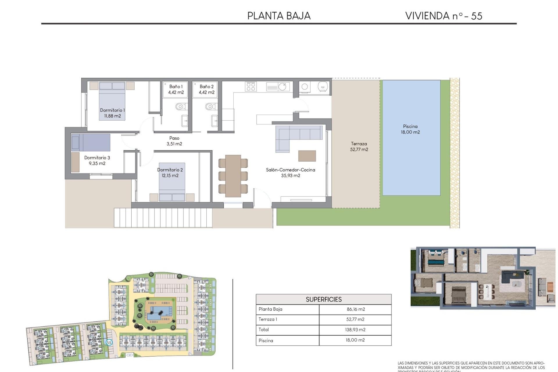 New Build - Ground Floor Bungalow -
Finestrat