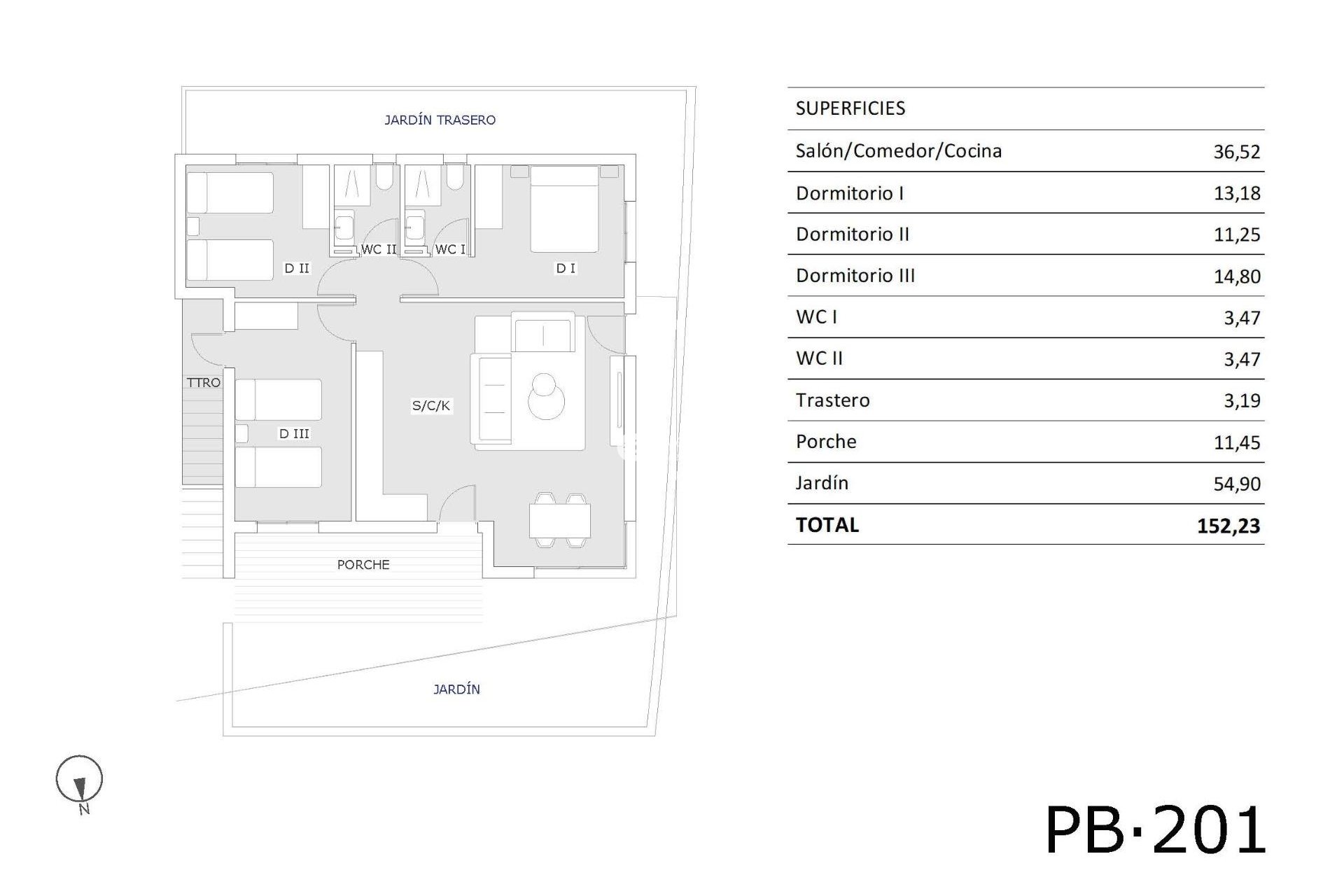 New Build - Ground Floor Bungalow -
San Miguel de Salinas