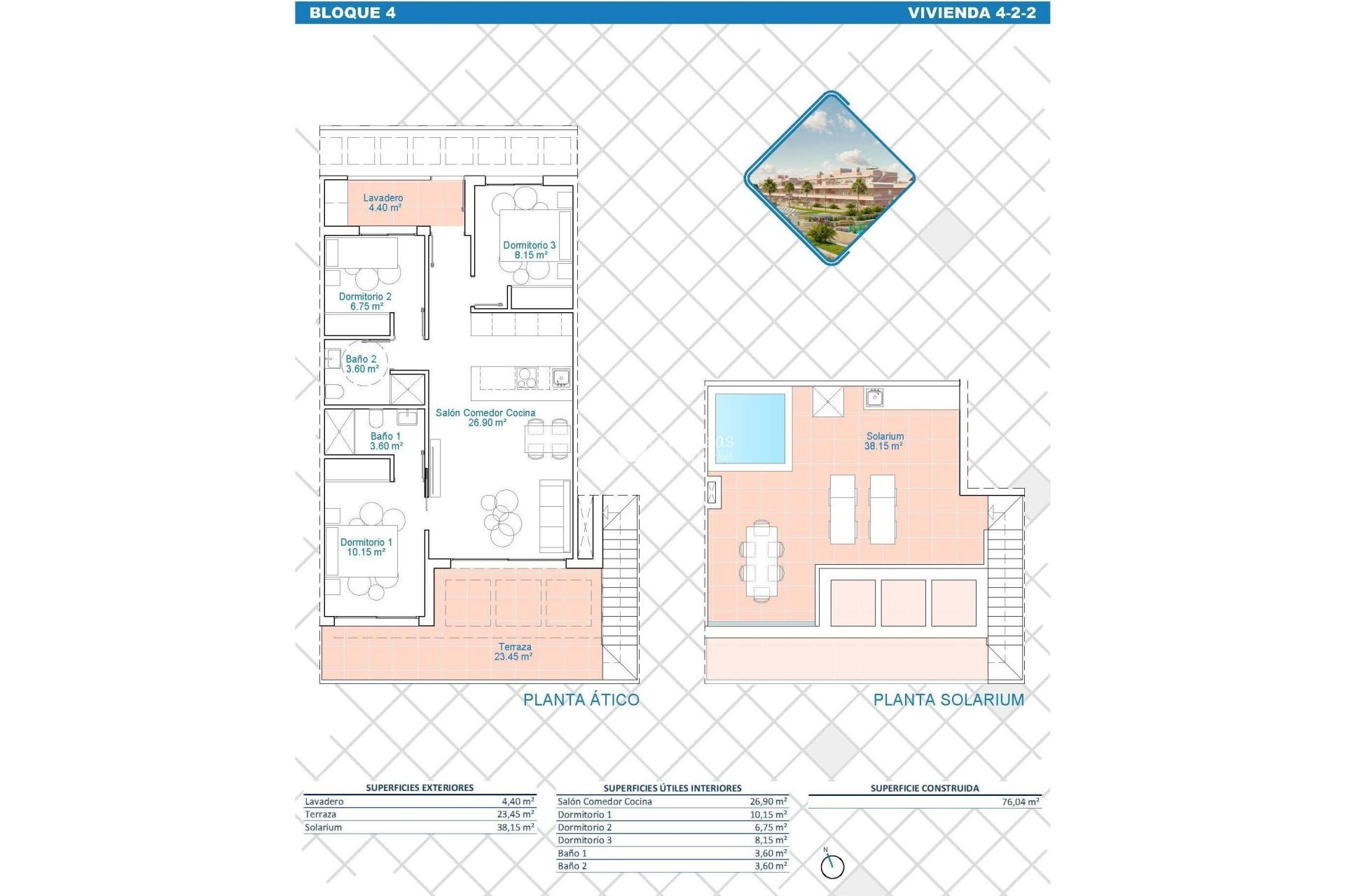 New Build - Penthouse -
Pilar de la Horadada - Lo Monte
