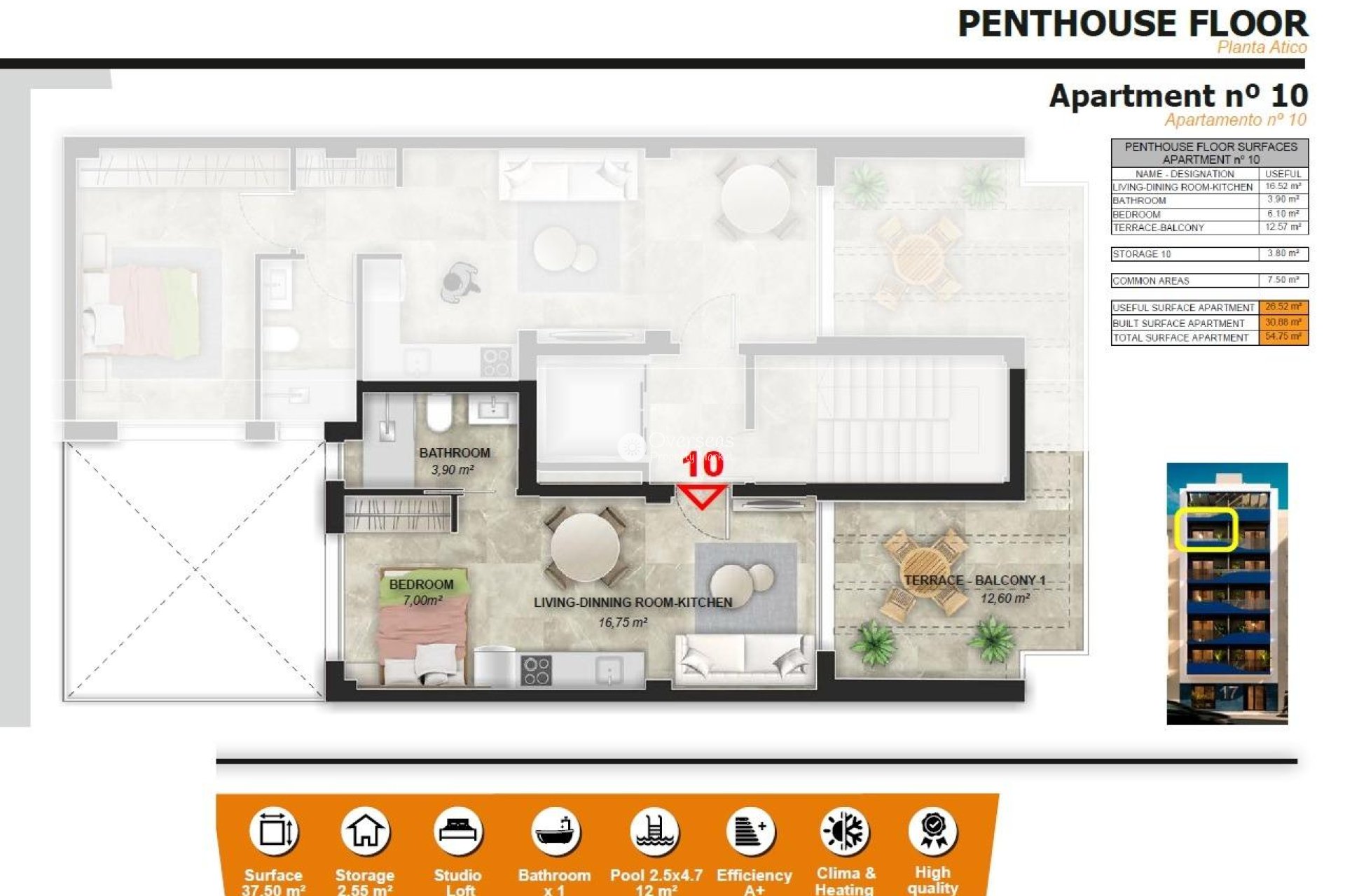 New Build - Penthouse -
Torrevieja - Playa del Acequión