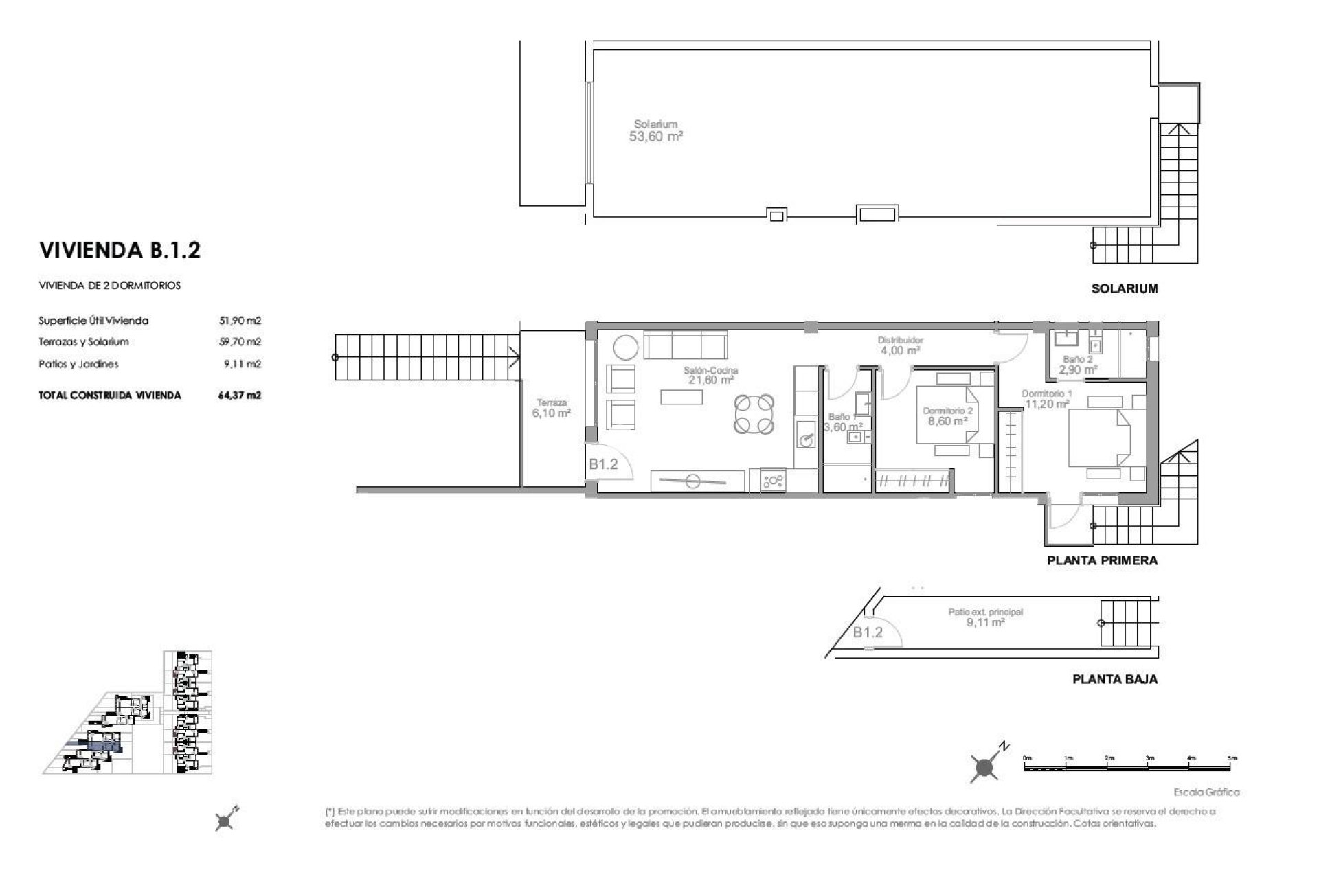 New Build - Top Floor Bungalow -
Puerto de Mazarron