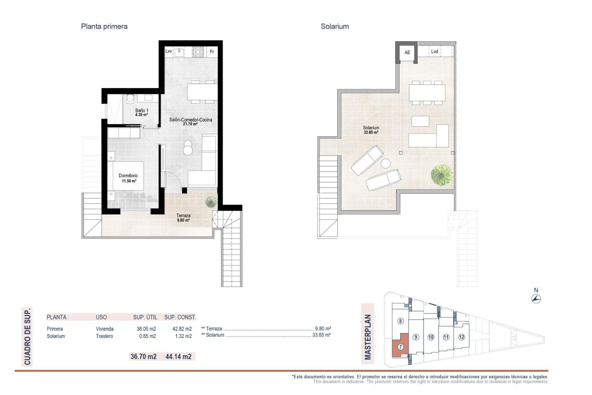 New Build - Top Floor Bungalow -
San Pedro del Pinatar