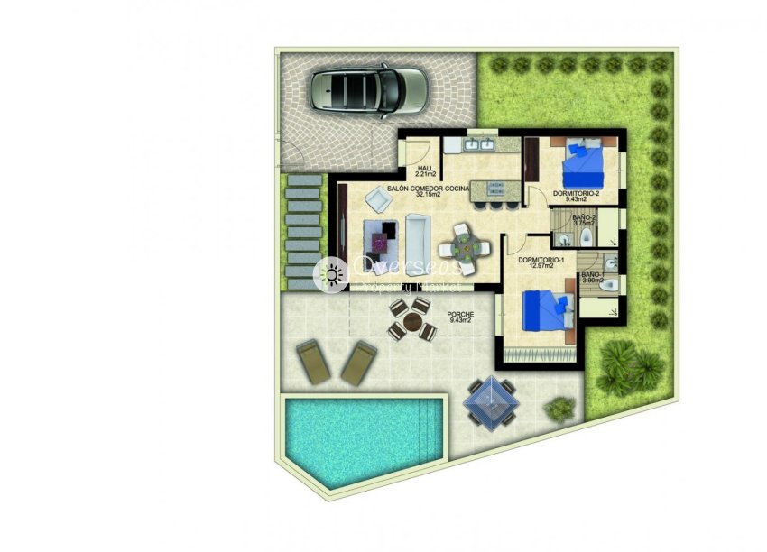 New Build - Villa -
Benijofar - Polideportivo