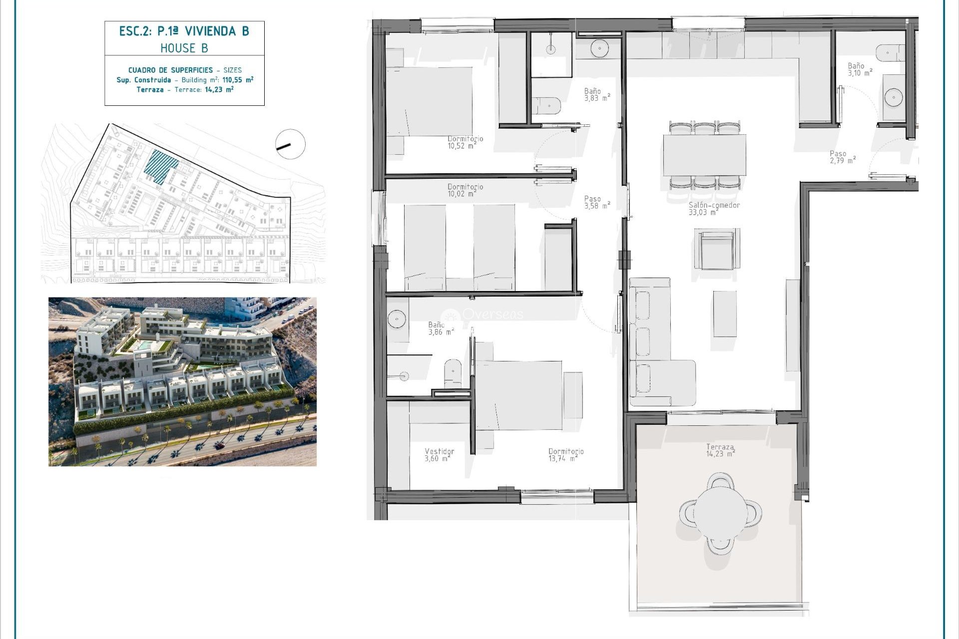Nieuwbouw Woningen - Appartement / flat -
Aguilas - Playa del Hornillo