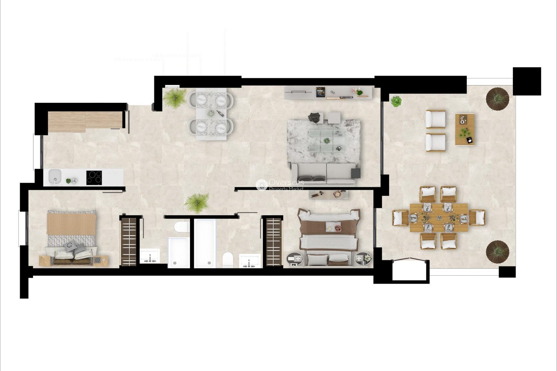 Nieuwbouw Woningen - Appartement / flat -
Casares - Casares Playa