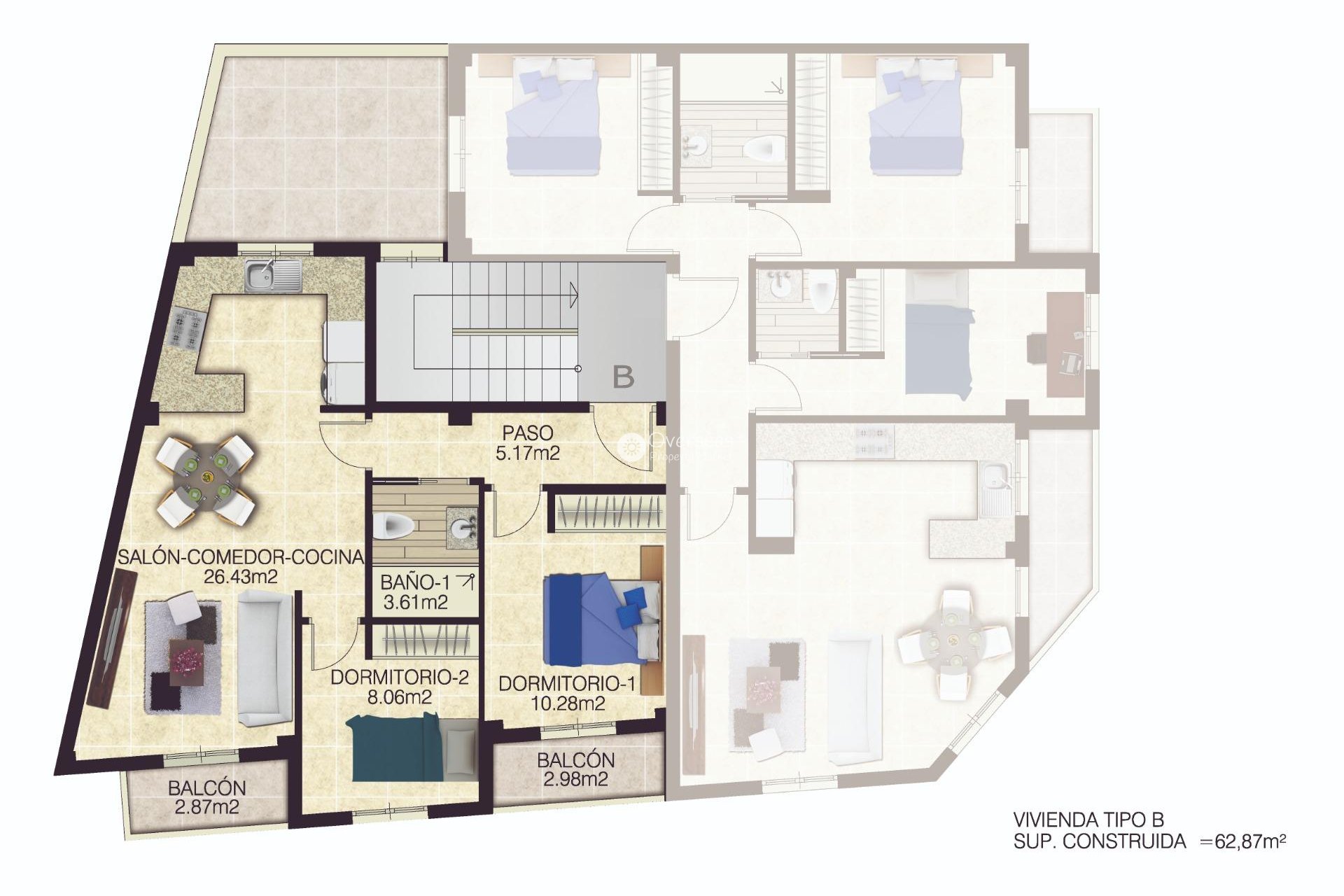 Nieuwbouw Woningen - Appartement / flat -
Jacarilla - pueblo