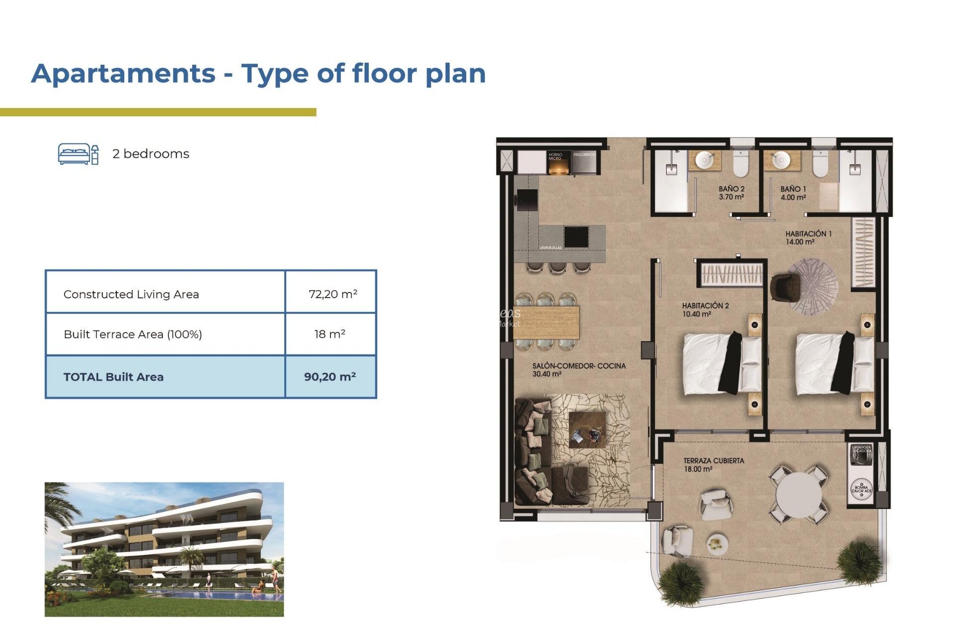 Nieuwbouw Woningen - Appartement / flat -
Orihuela Costa - La Ciñuelica
