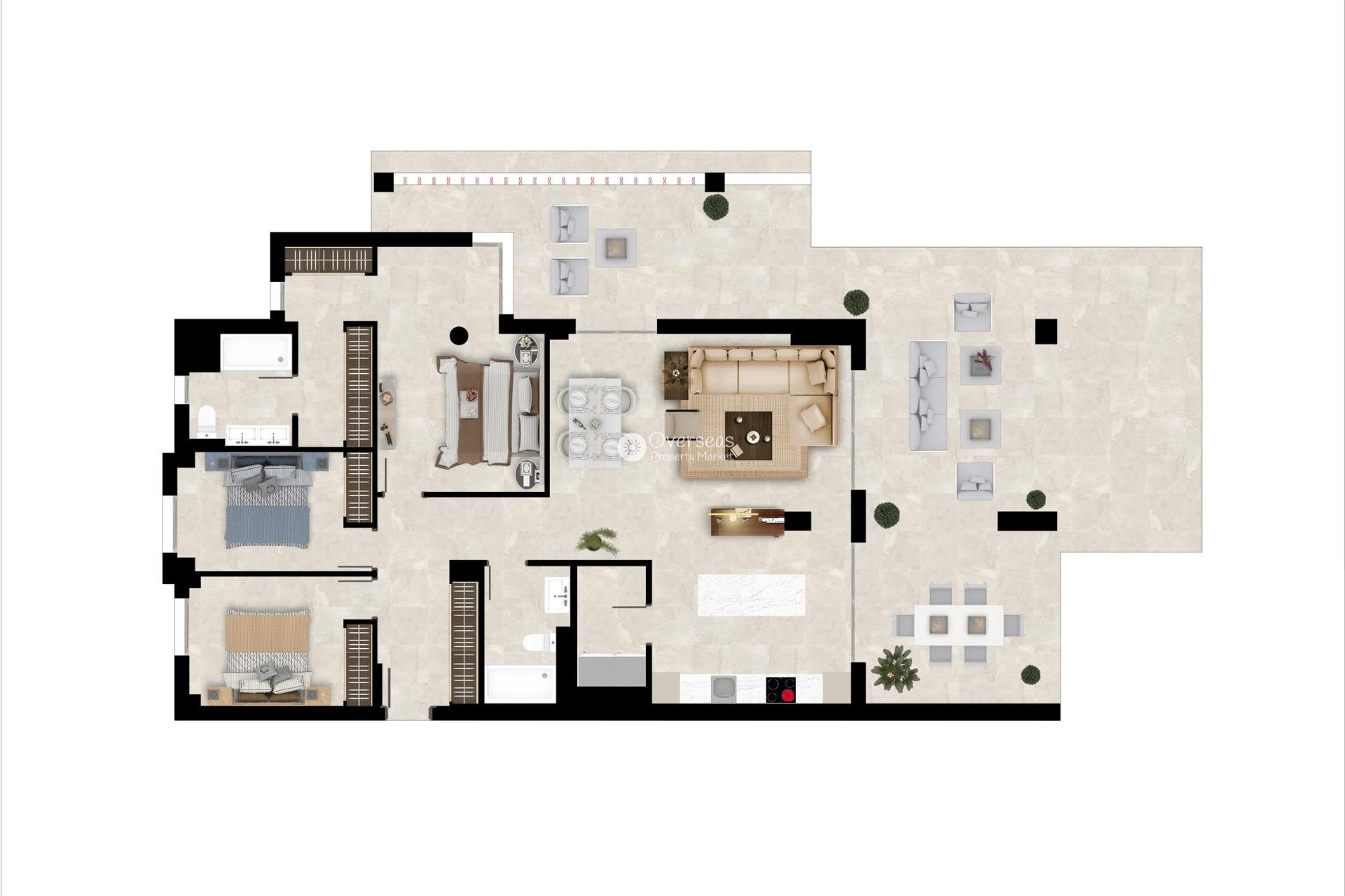 Nieuwbouw Woningen - Ground floor apartment -
Benahavís
