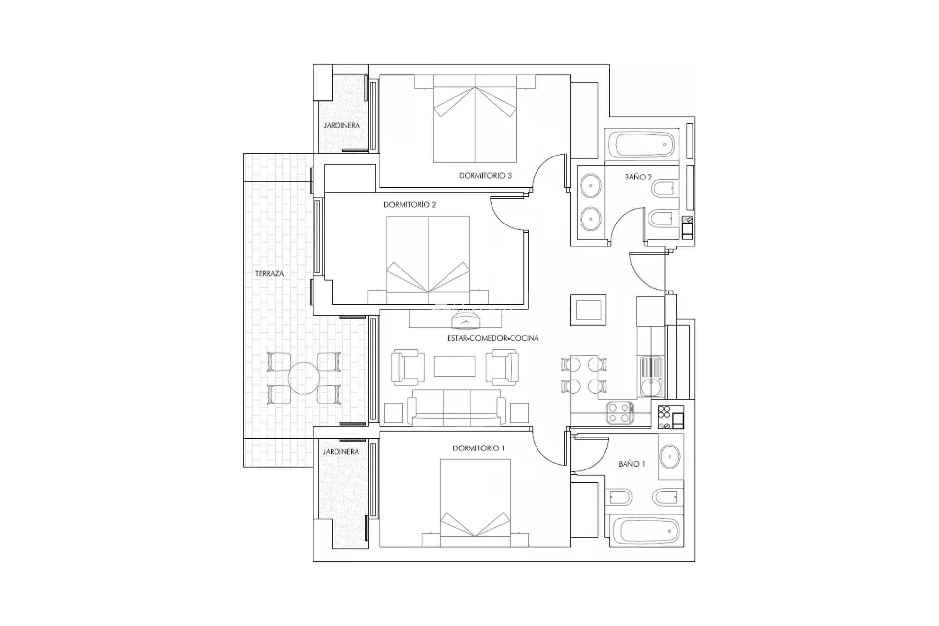 Nieuwbouw Woningen - Ground floor apartment -
Vera