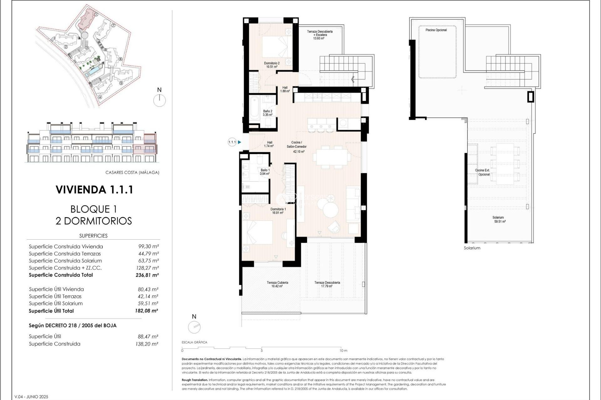 Nouvelle construction - Attique -
Casares