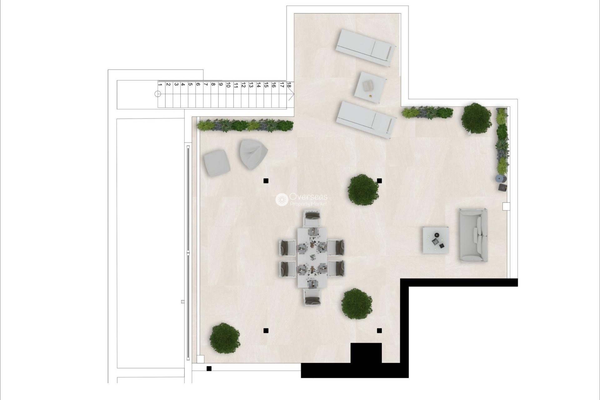 Nouvelle construction - Attique -
Mijas