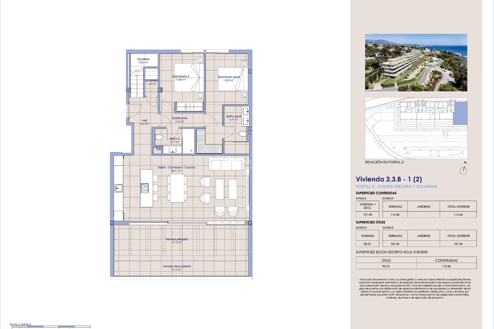 Nouvelle construction - Attique -
Mijas