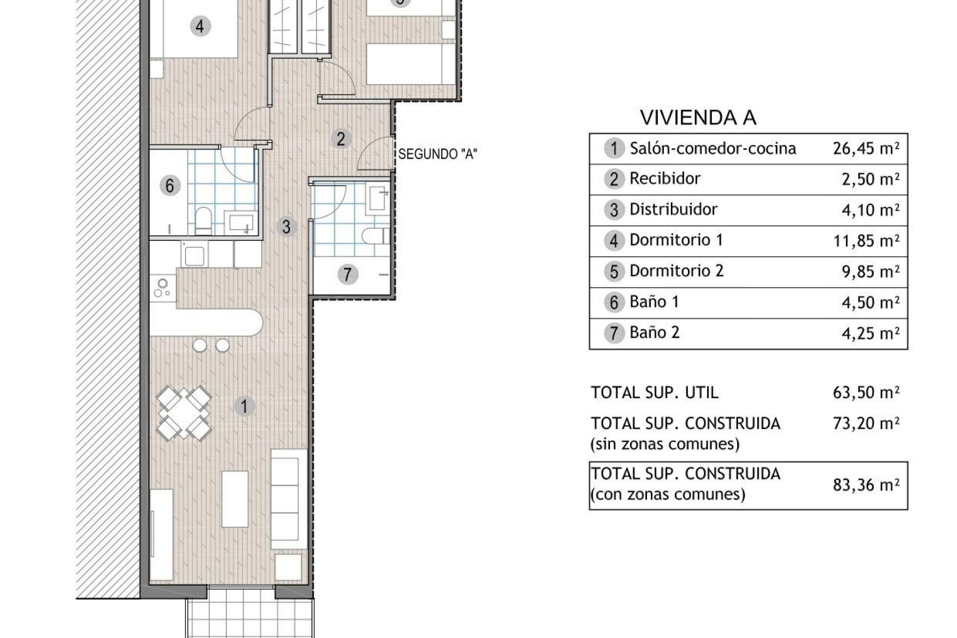 Nouvelle construction - Attique -
Puerto de Mazarron