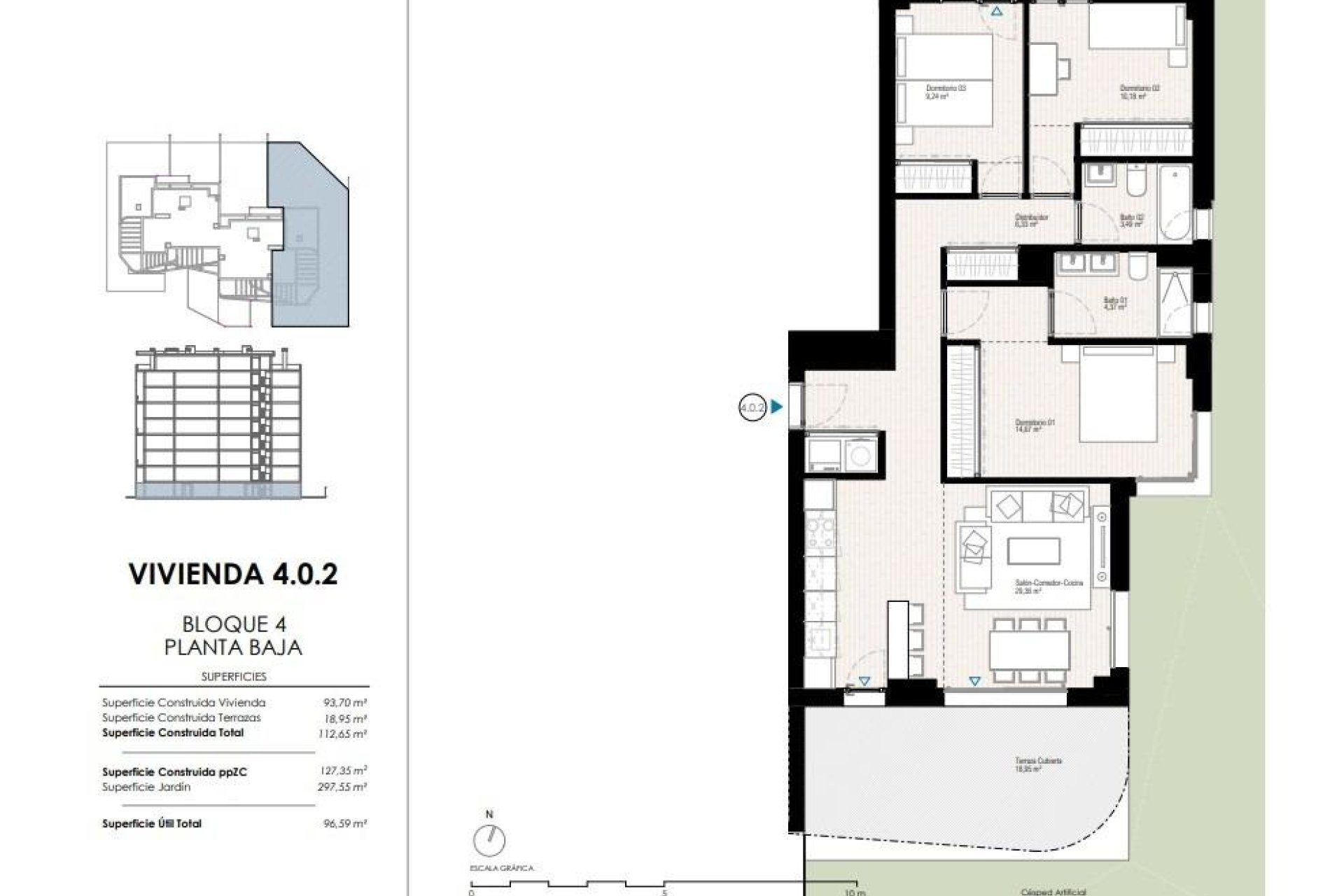 Nouvelle construction - Ground floor apartment -
Villajoyosa