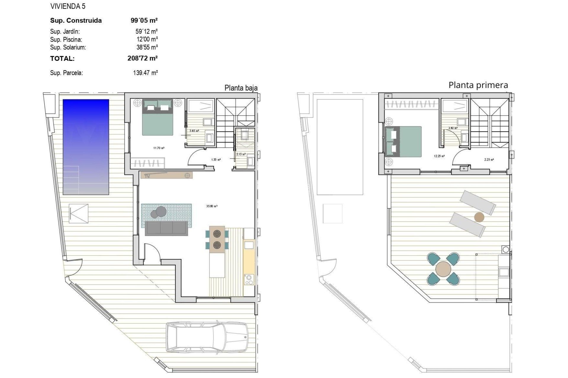 Nouvelle construction - Maison de ville -
Torre Pacheco - El Alba