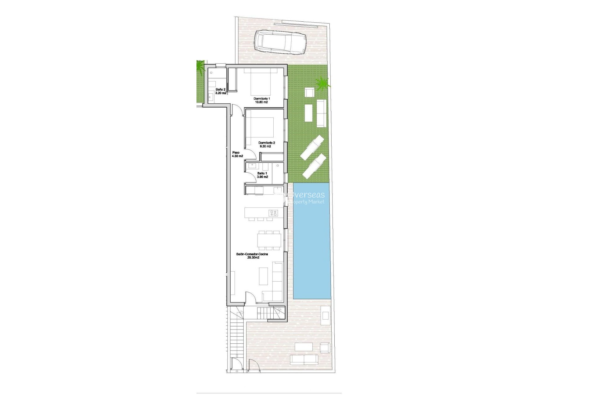 Nouvelle construction - Top Floor Bungalow -
Santiago de la Ribera
