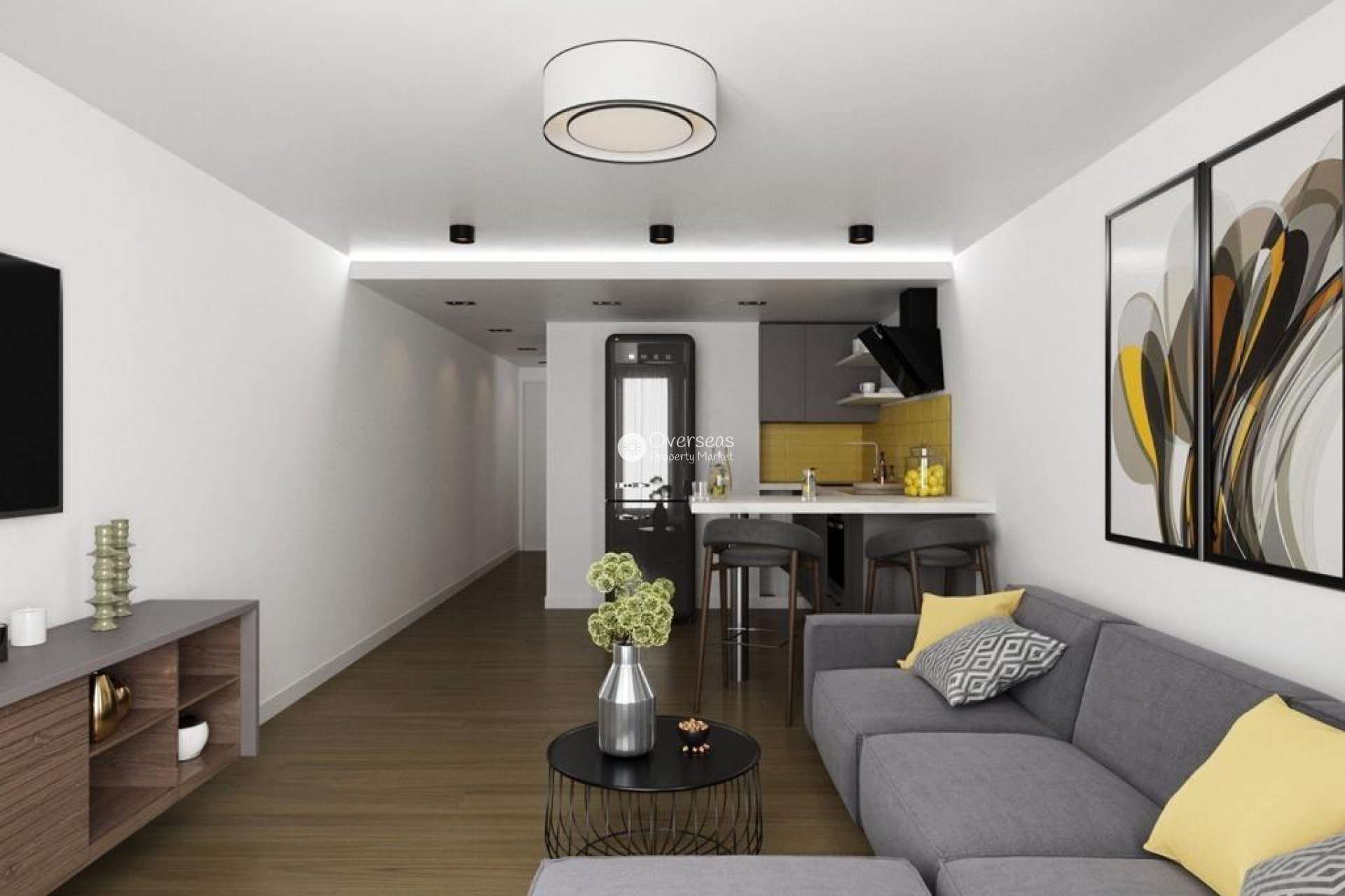Nowy budynek - Ground floor apartment -
Alicante