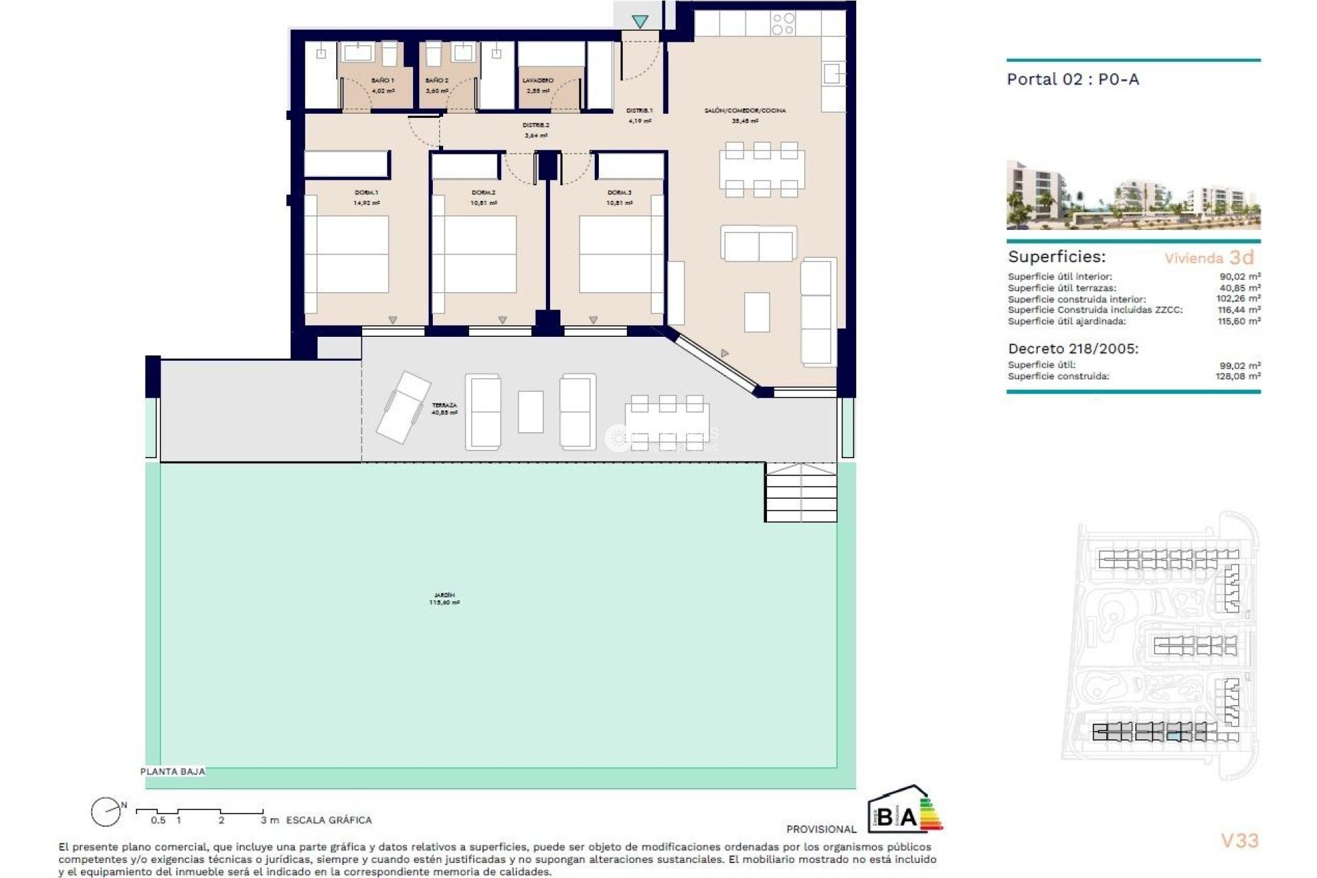 Nowy budynek - Ground floor apartment -
Almerimar