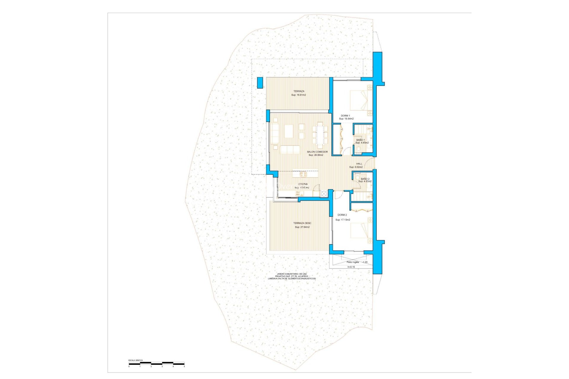 Nowy budynek - Ground floor apartment -
Casares