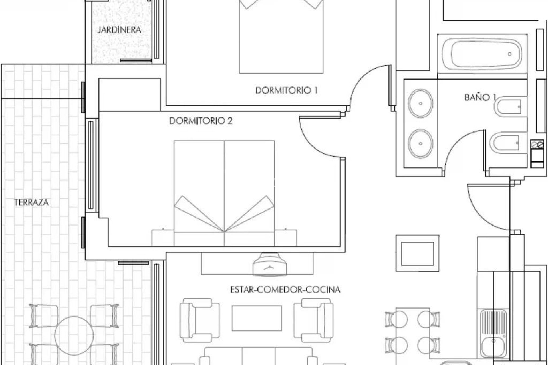 Nowy budynek - Ground floor apartment -
Vera