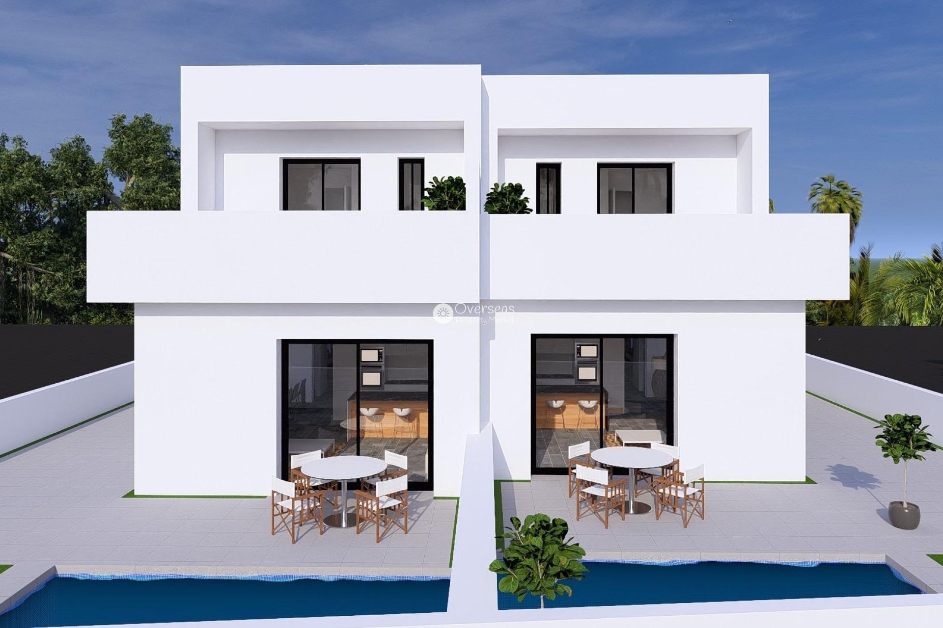 Nowy budynek - Semidetached -
Daya Nueva
