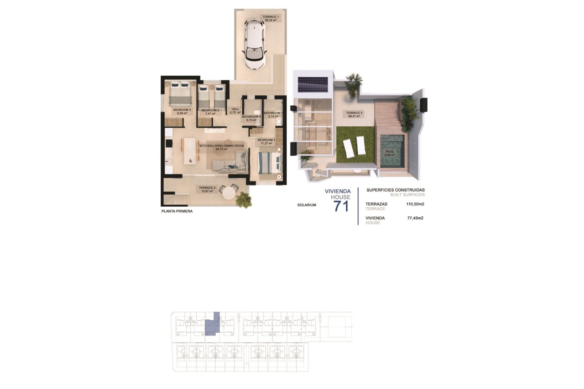 Nowy budynek - Top Floor Bungalow -
Pilar de La Horadada