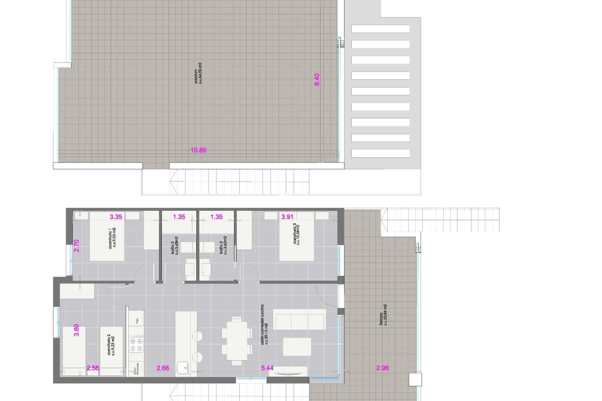 Nowy budynek - Top Floor Bungalow -
Pilar de La Horadada