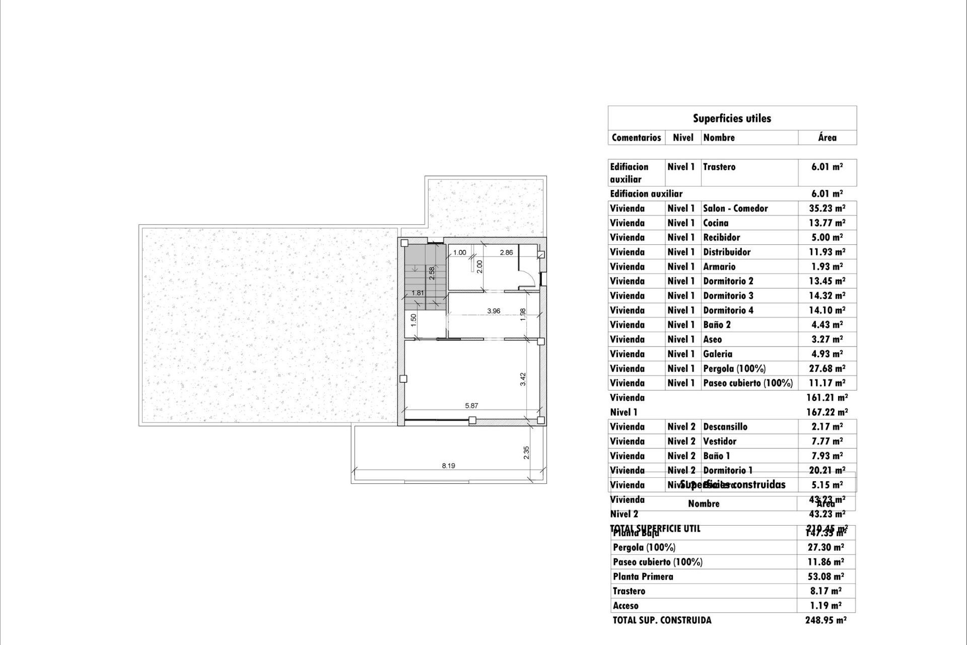 Nowy budynek - Villa -
Aspe - Poligono 19