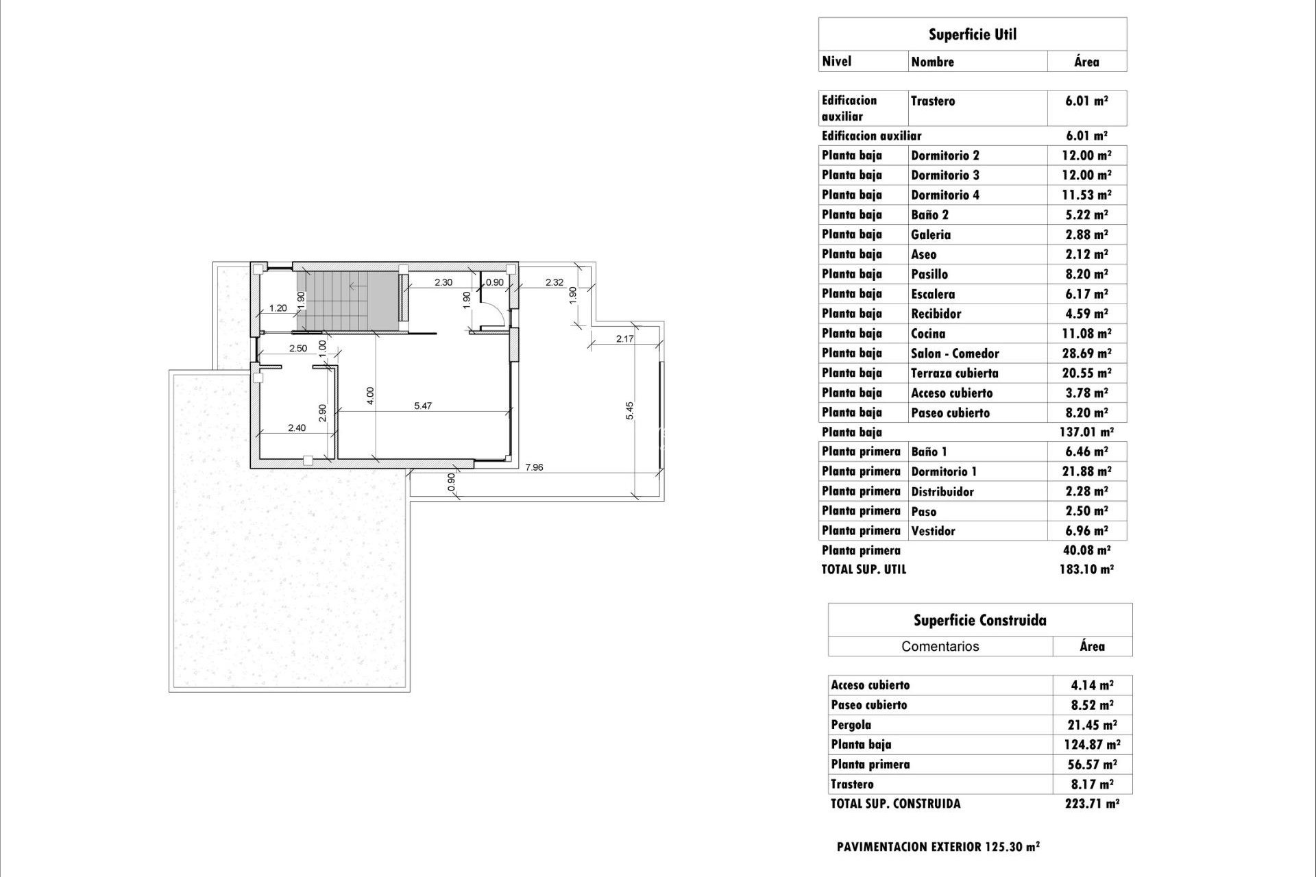 Nowy budynek - Villa -
Aspe - Poligono 19