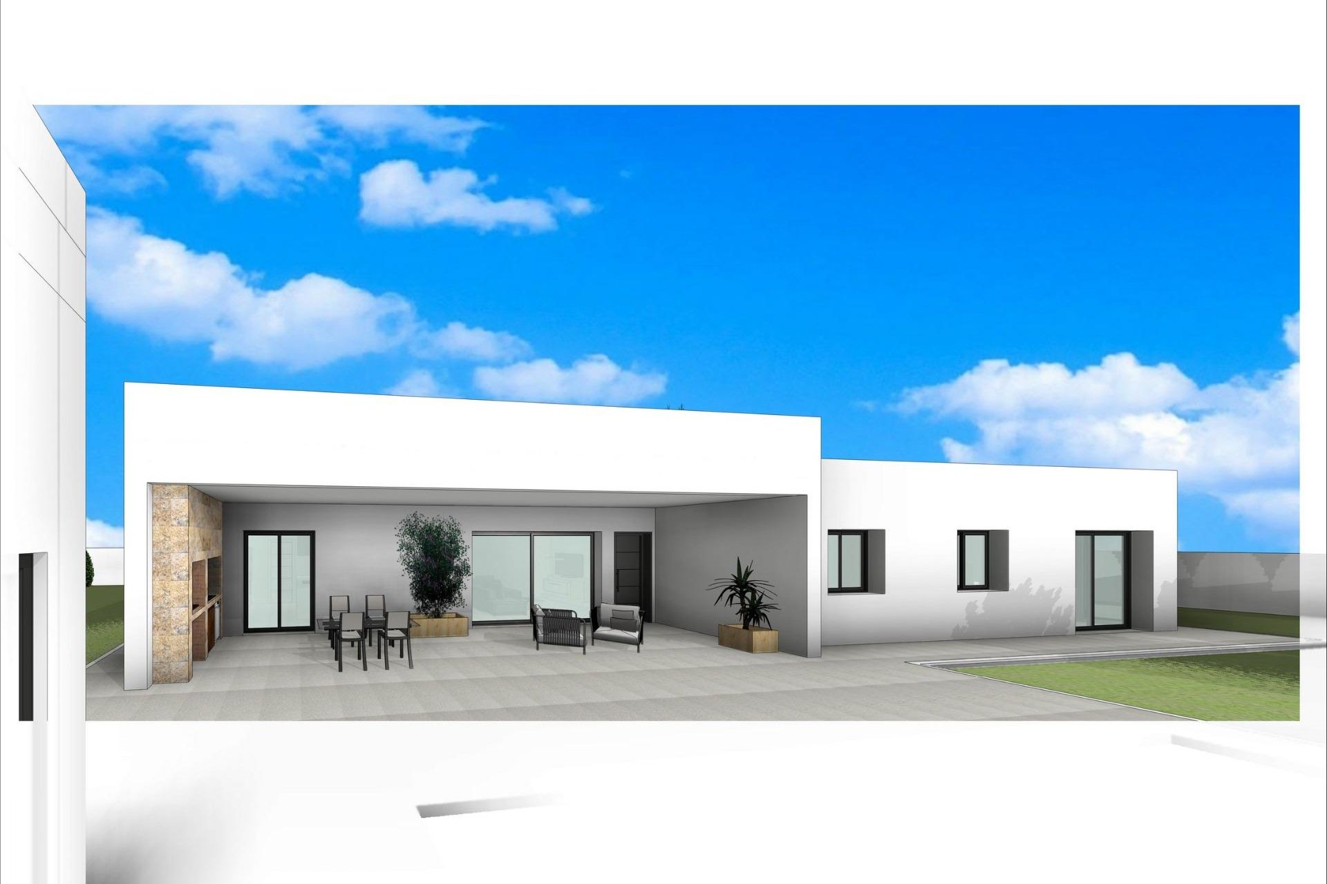 Nowy budynek - Villa -
Aspe - Poligono 19