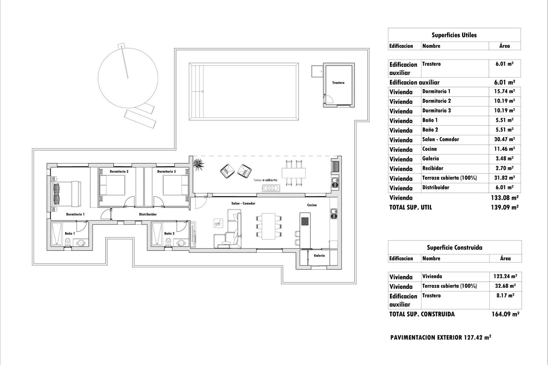 Nowy budynek - Villa -
Aspe - Poligono 19