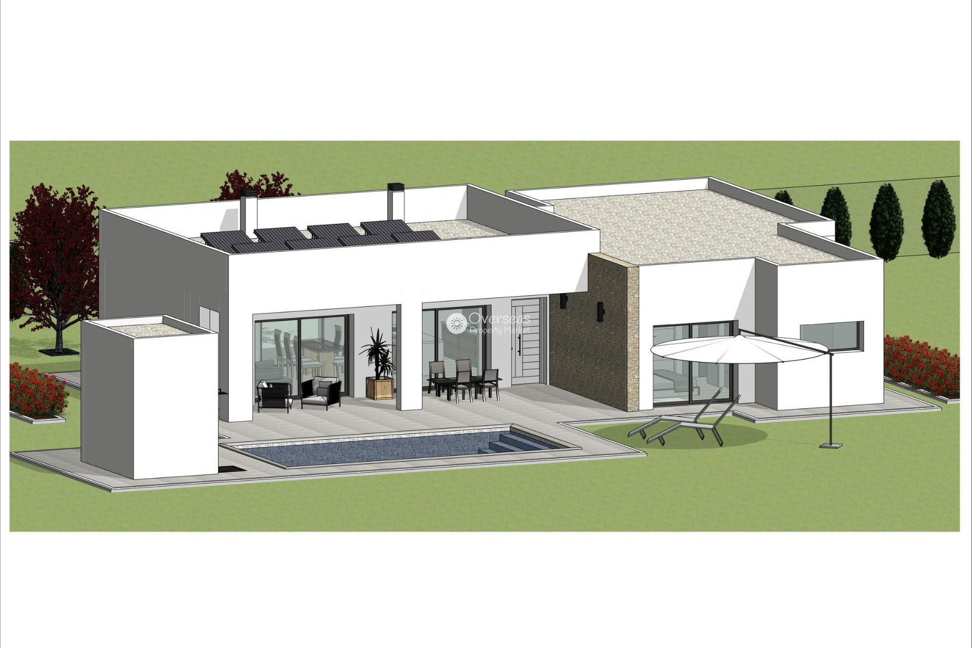 Nowy budynek - Villa -
Aspe - Poligono 19