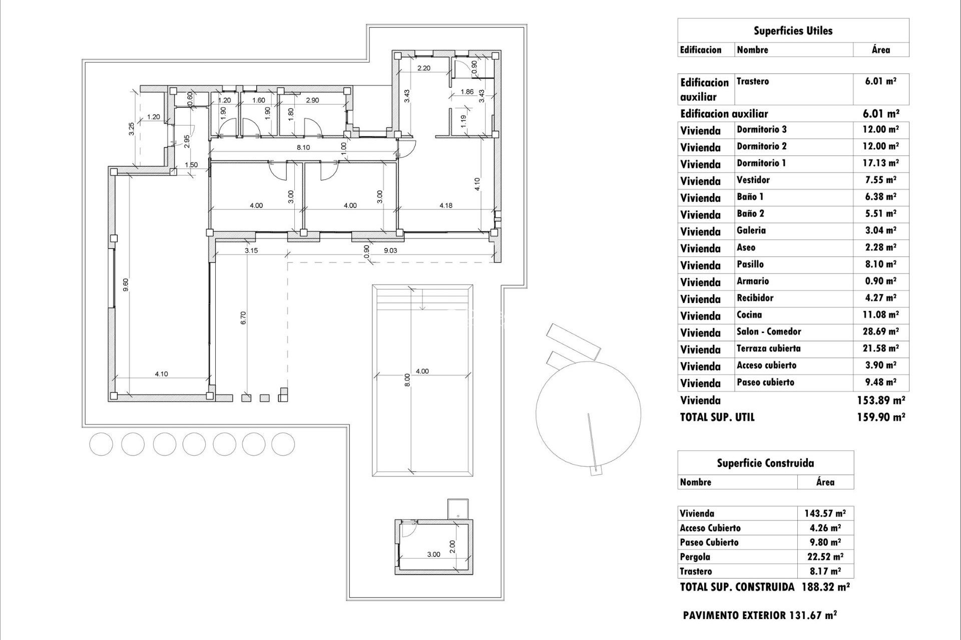 Nowy budynek - Villa -
Aspe - Poligono 19