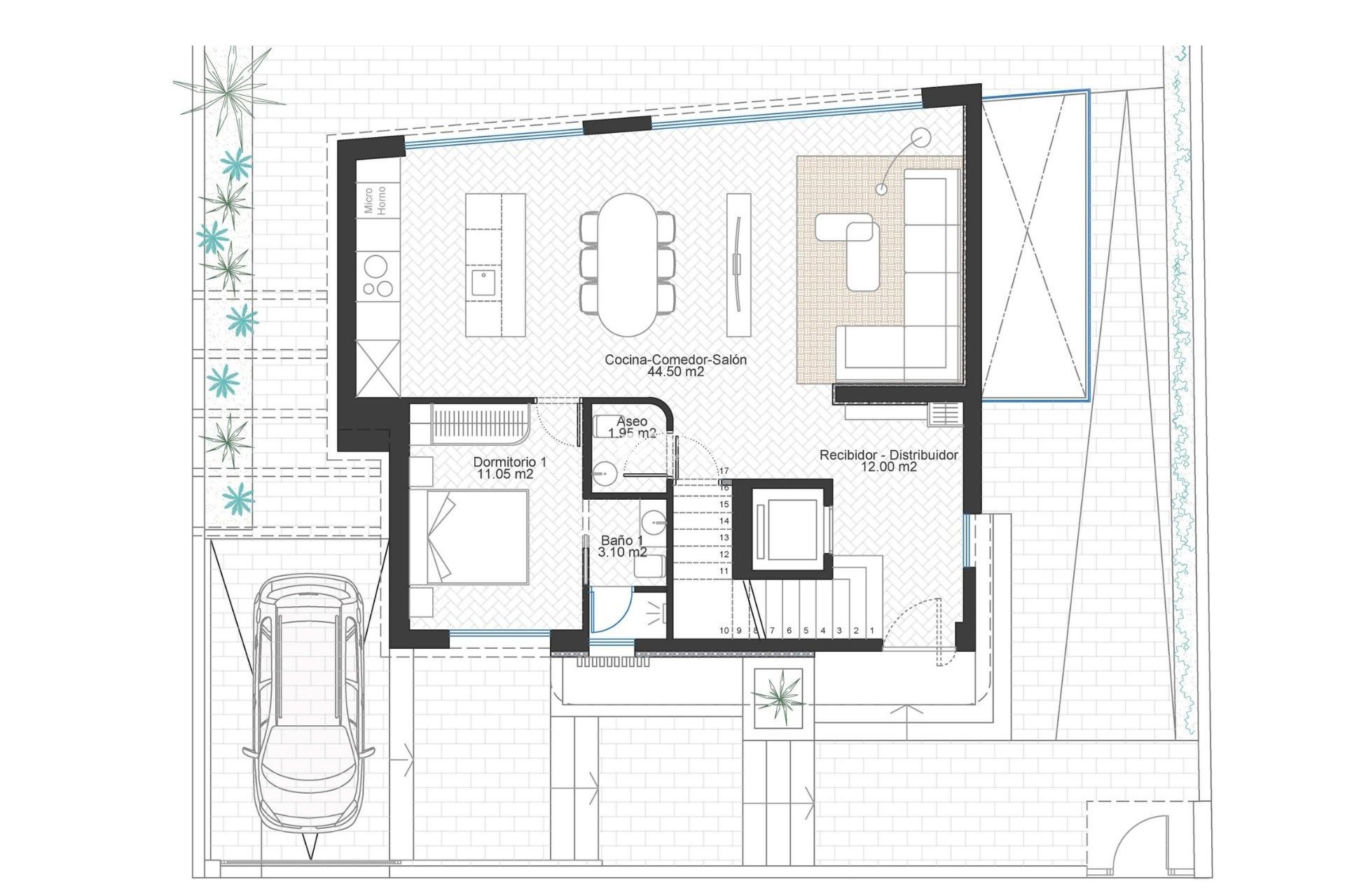 Nowy budynek - Villa -
Cabo de Palos