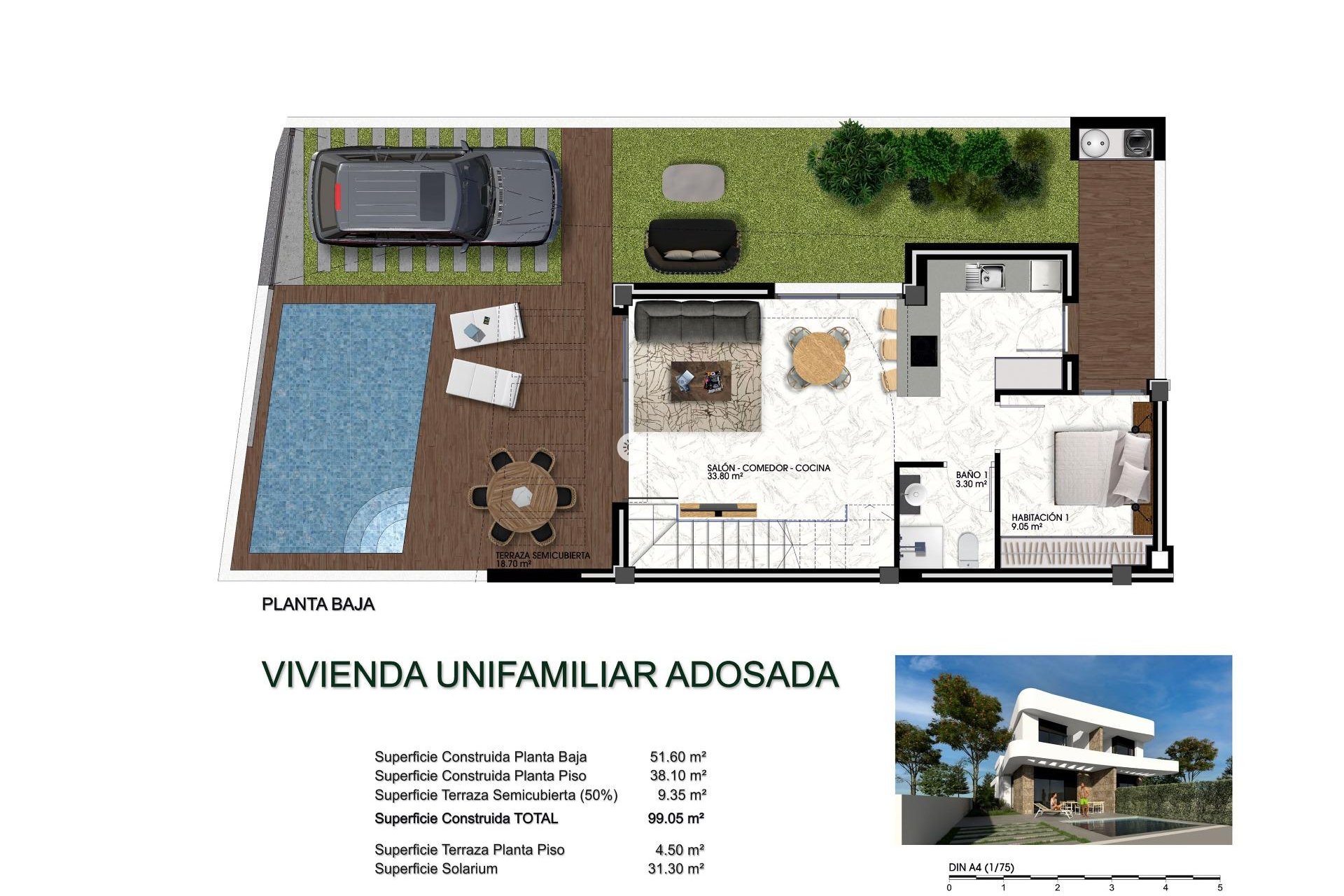 Nowy budynek - Villa -
Los Montesinos - La Herrada