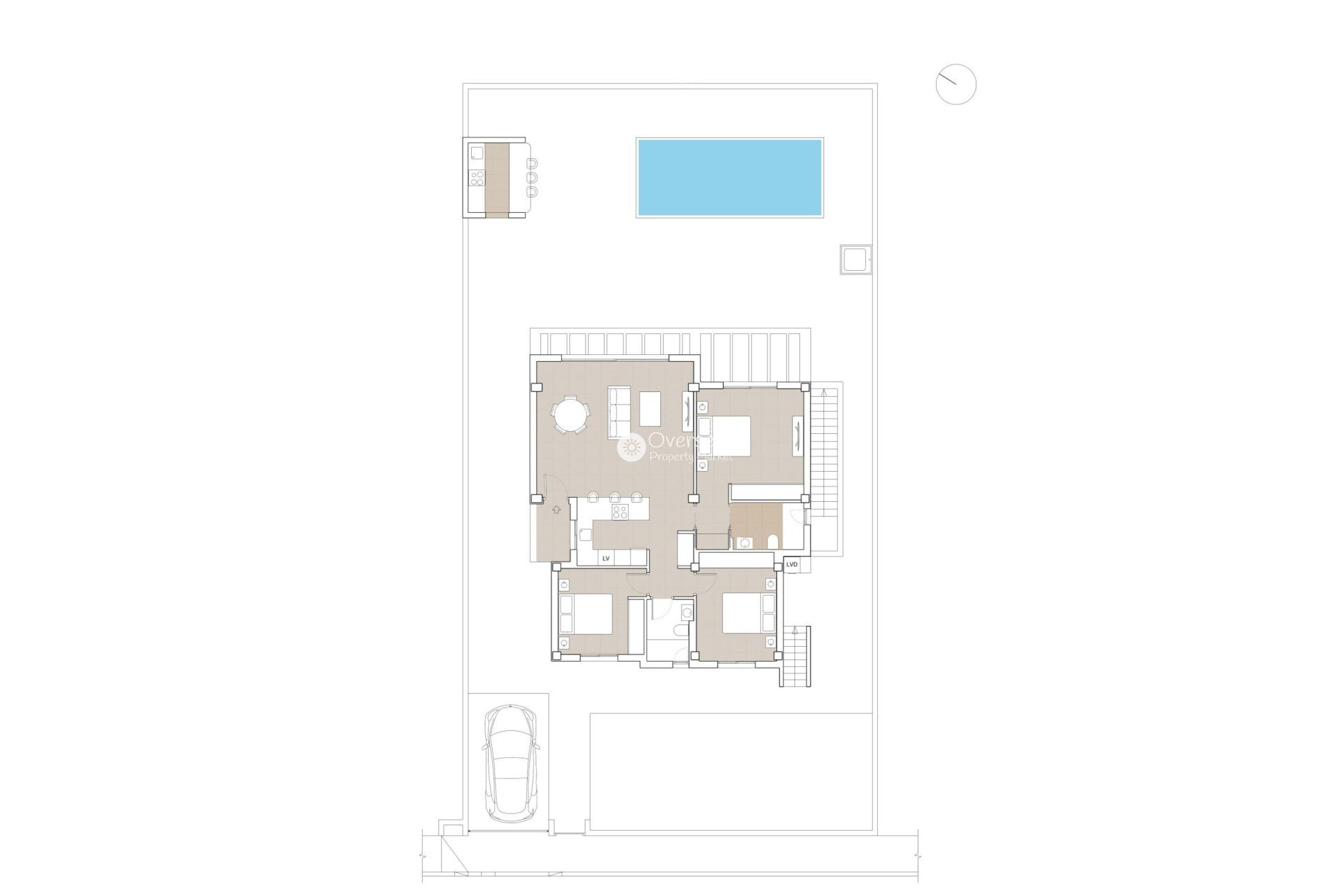 Nowy budynek - Villa -
Polop - Novapolop