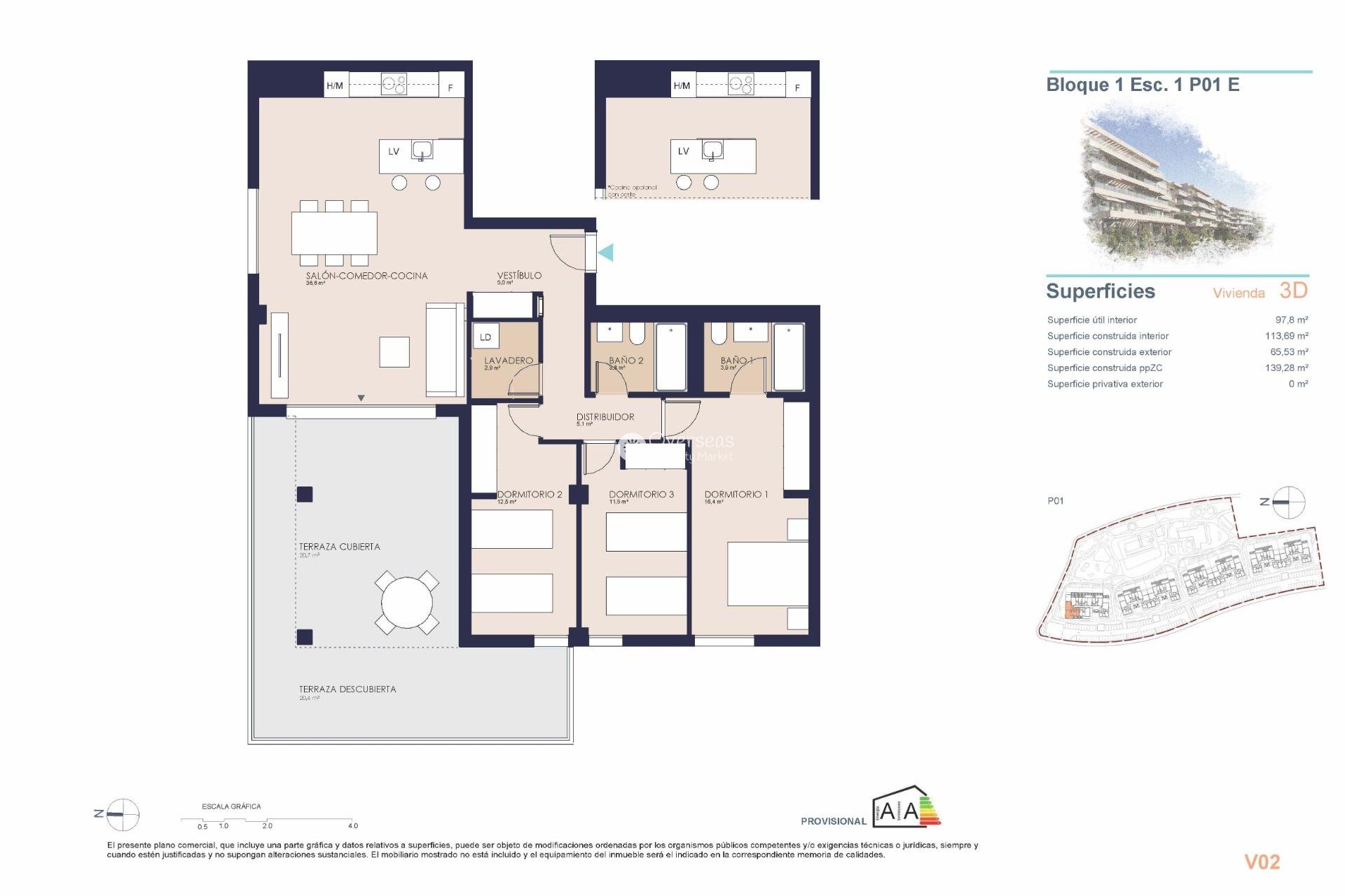 Obra nueva - Apartamento / piso -
Denia