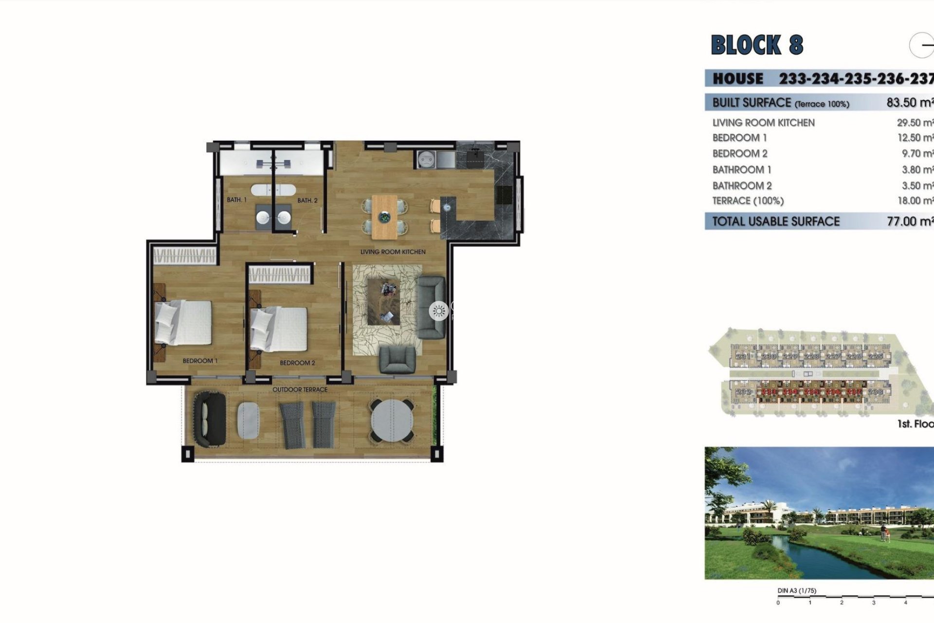 Obra nueva - Apartamento / piso -
Los Alcazares - La Serena Golf
